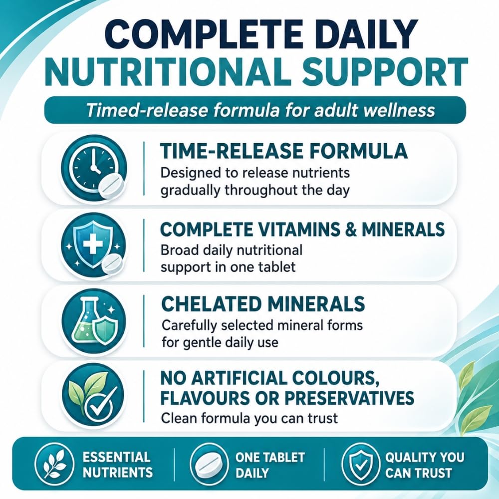 Quest Super Once A Day Timed-Release Multivitamin Tablet, 180 Tablets
