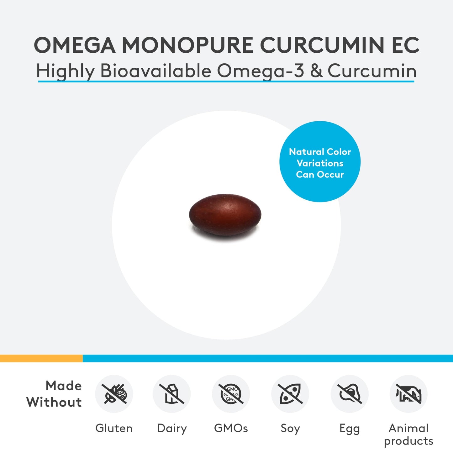 XYMOGEN Omega MonoPure Curcumin EC Softgels 30 Count