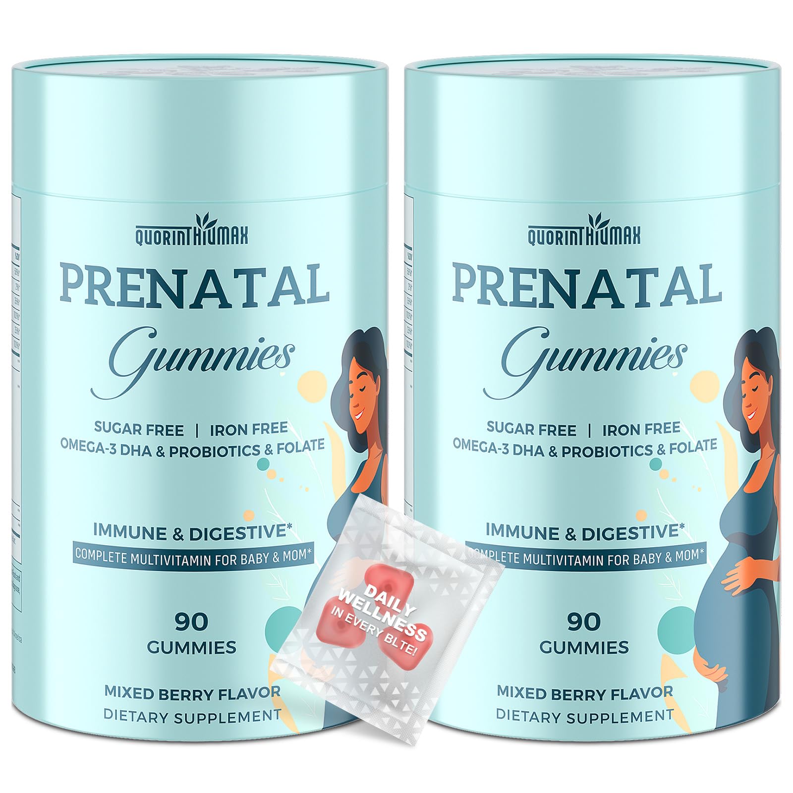 Quorinthiumax Prenatal Gummies Sugar Free 180 Count