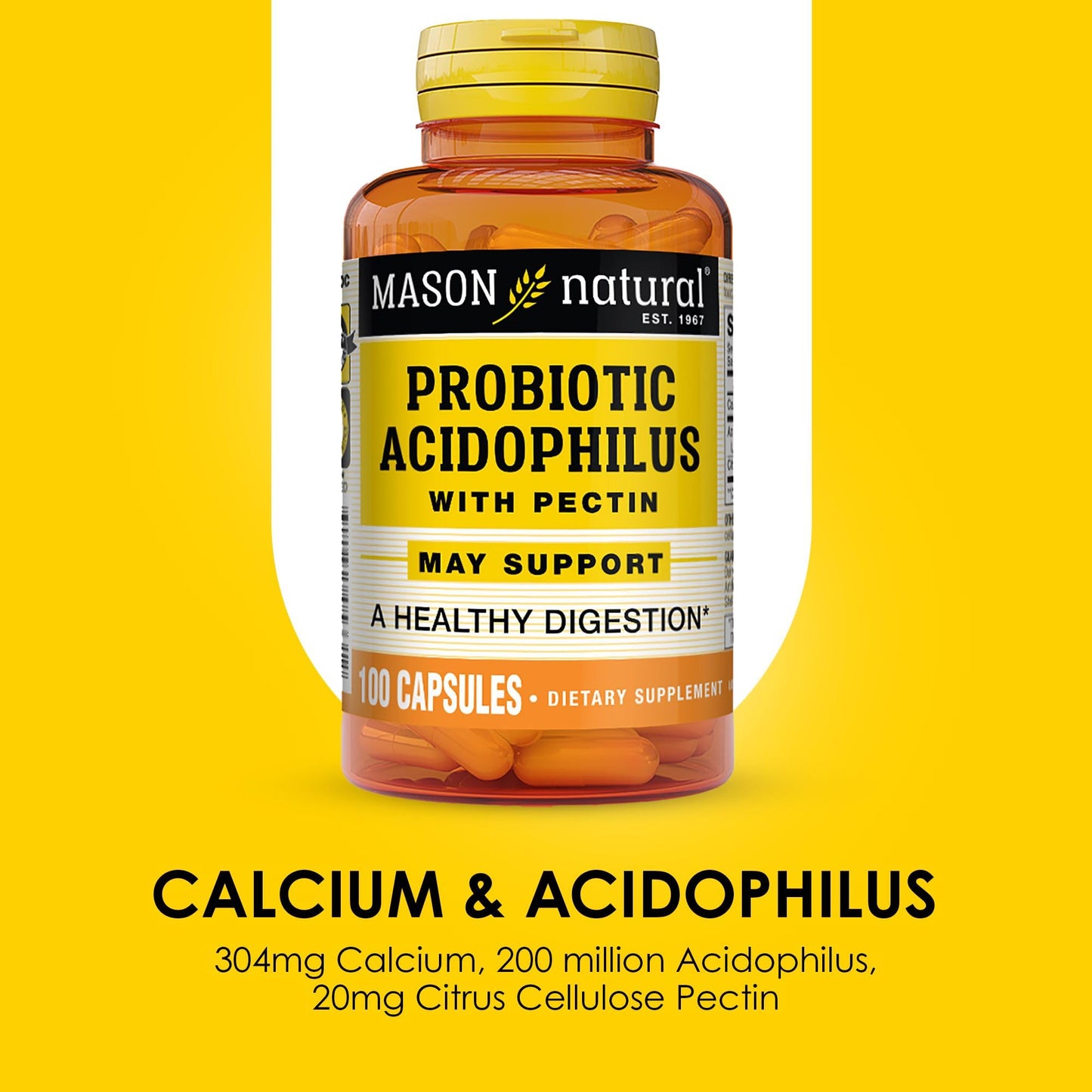 Mason Natural Probiotic Acidophilus Capsules 300