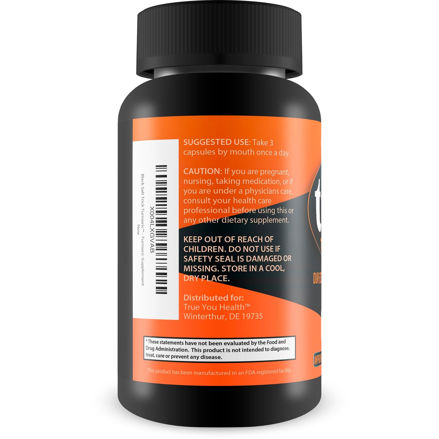True You Health Turmeric Trick for Men Capsules 90 Count