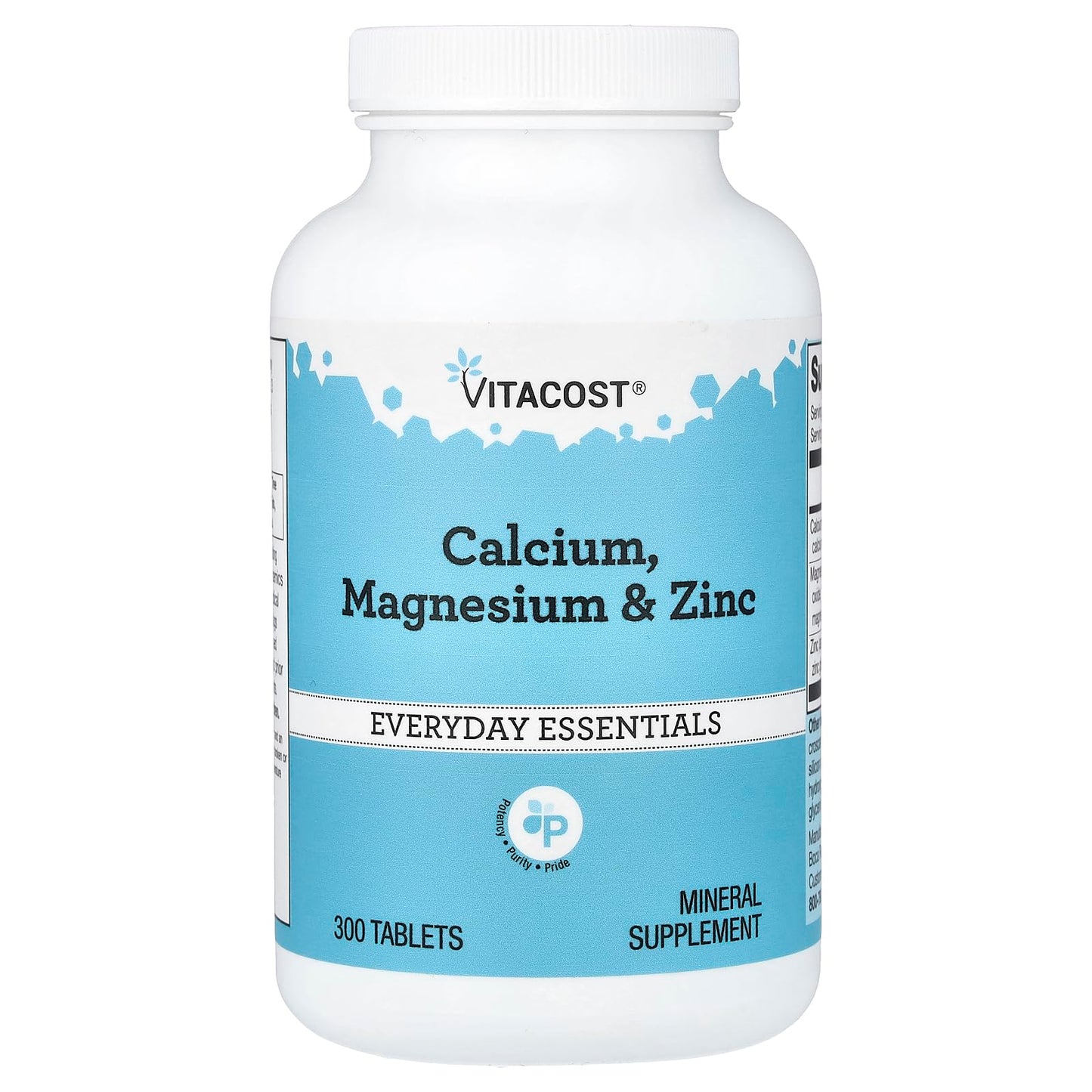 Vitacost Calcium, Magnesium & Zinc, 300 Tablets