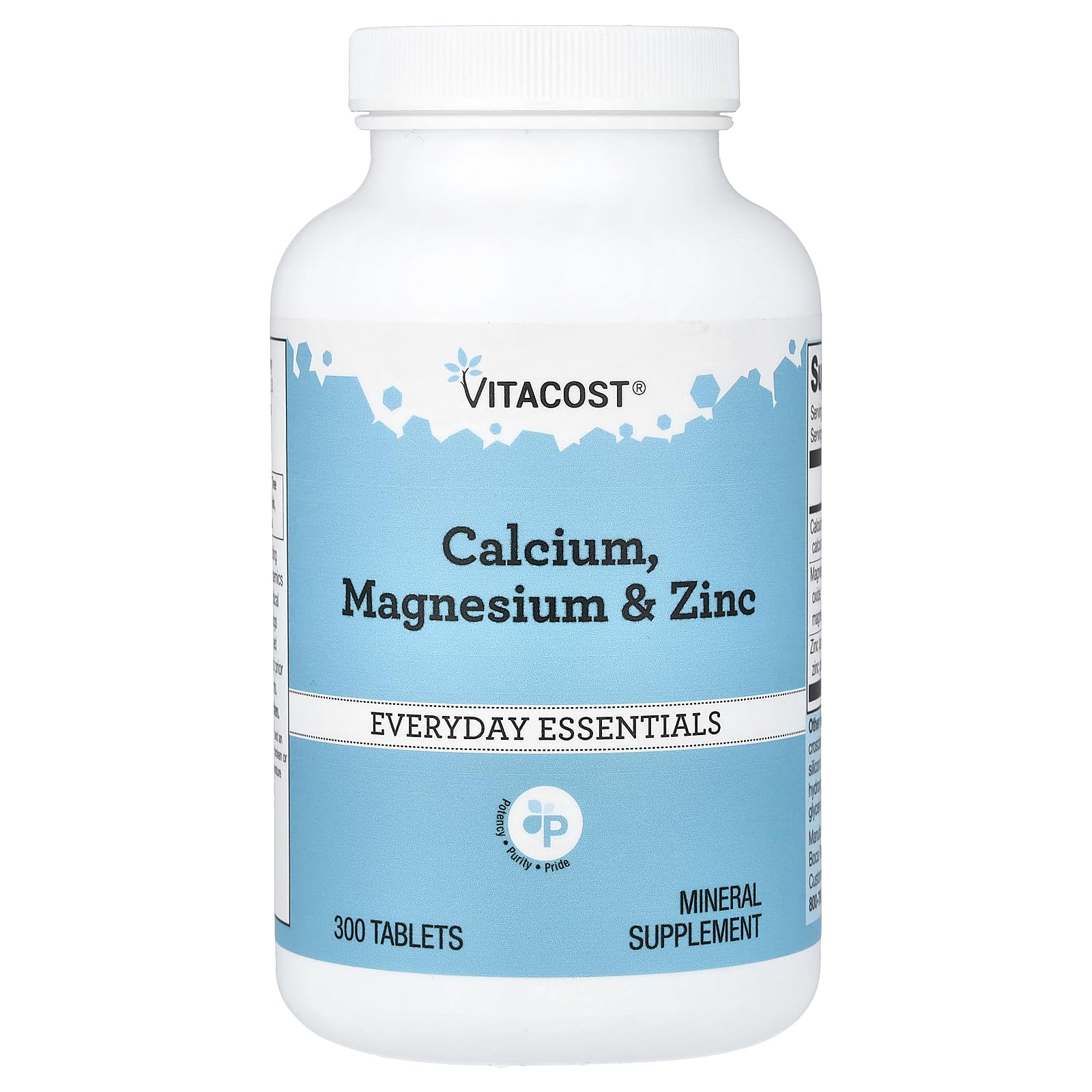 Vitacost Calcium, Magnesium & Zinc, 300 Tablets