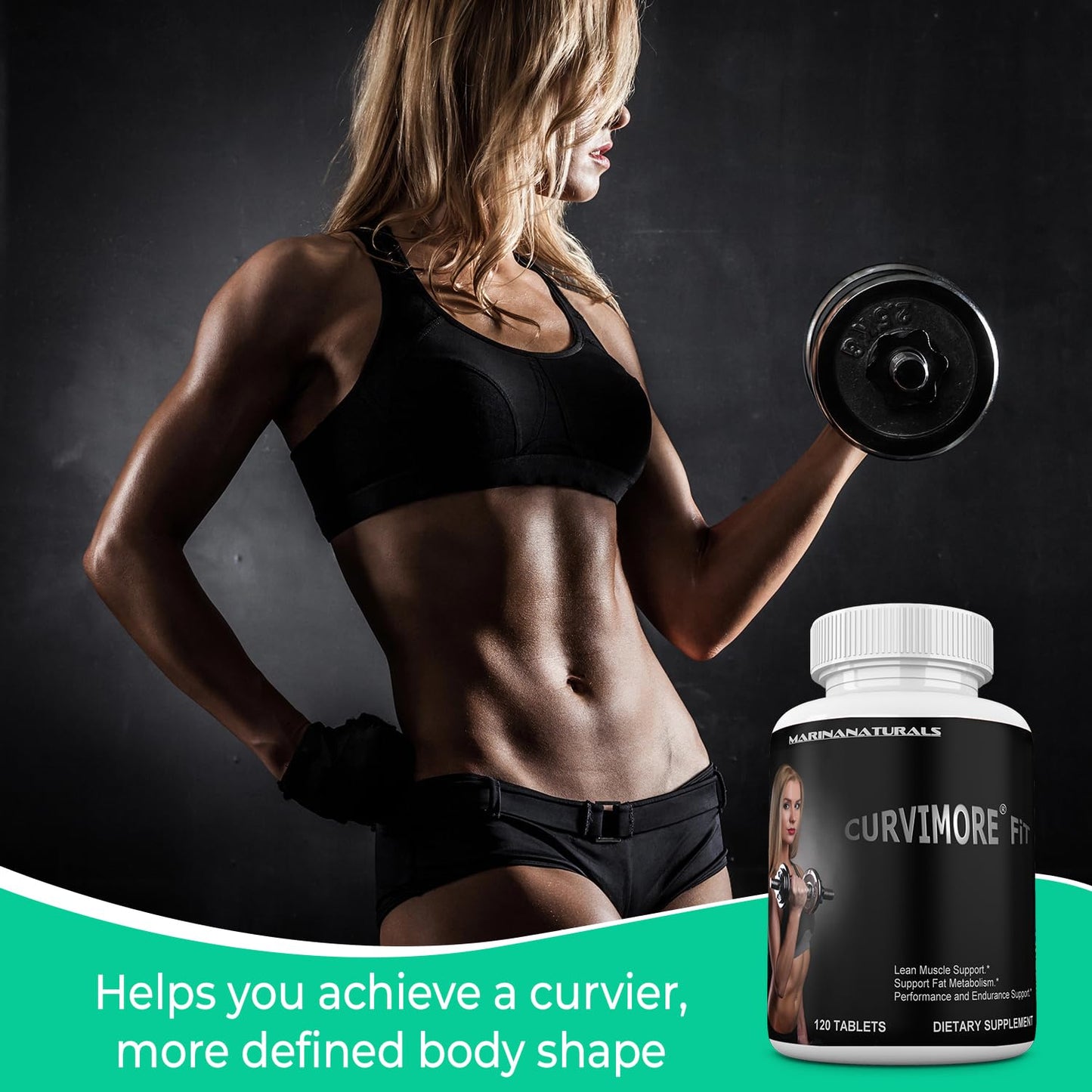 CURVIMORE FiT Women Supplement Tablets 120 Count