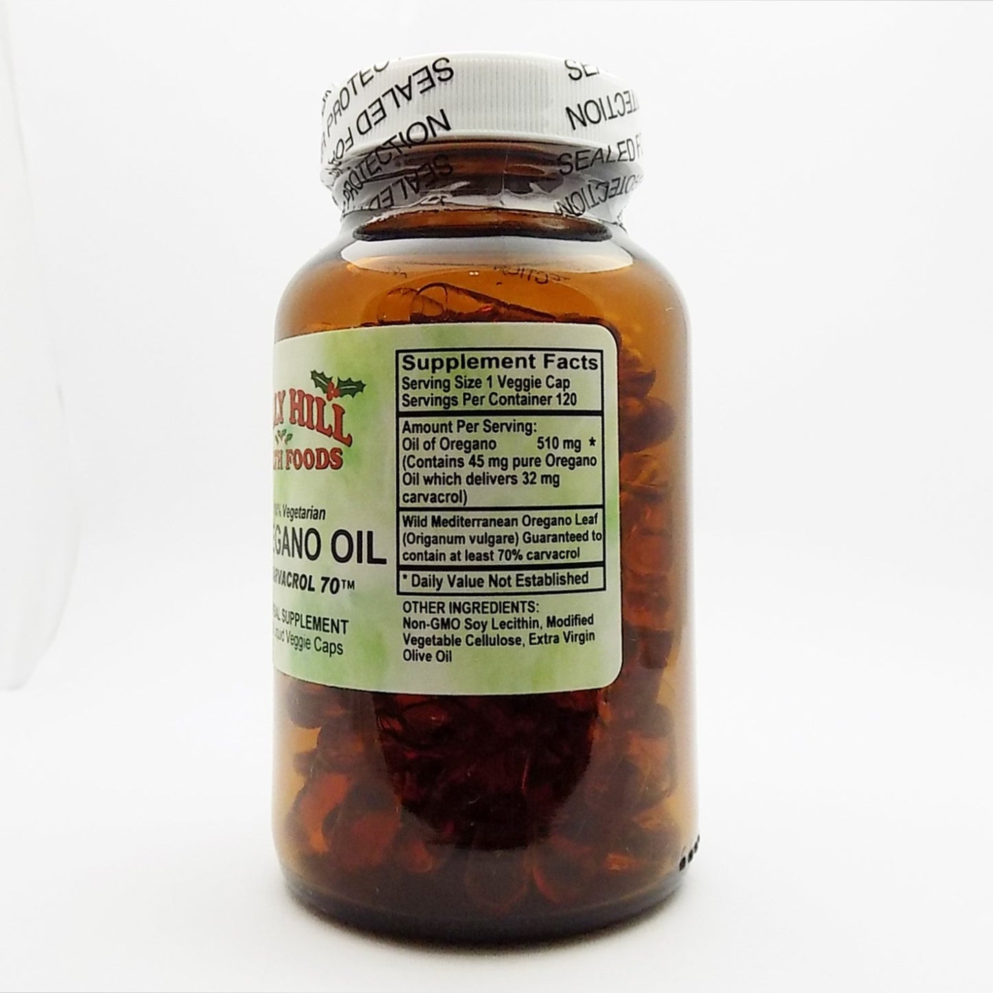 Holly Hill Health Foods Oregano Oil Capsules, 120 Count