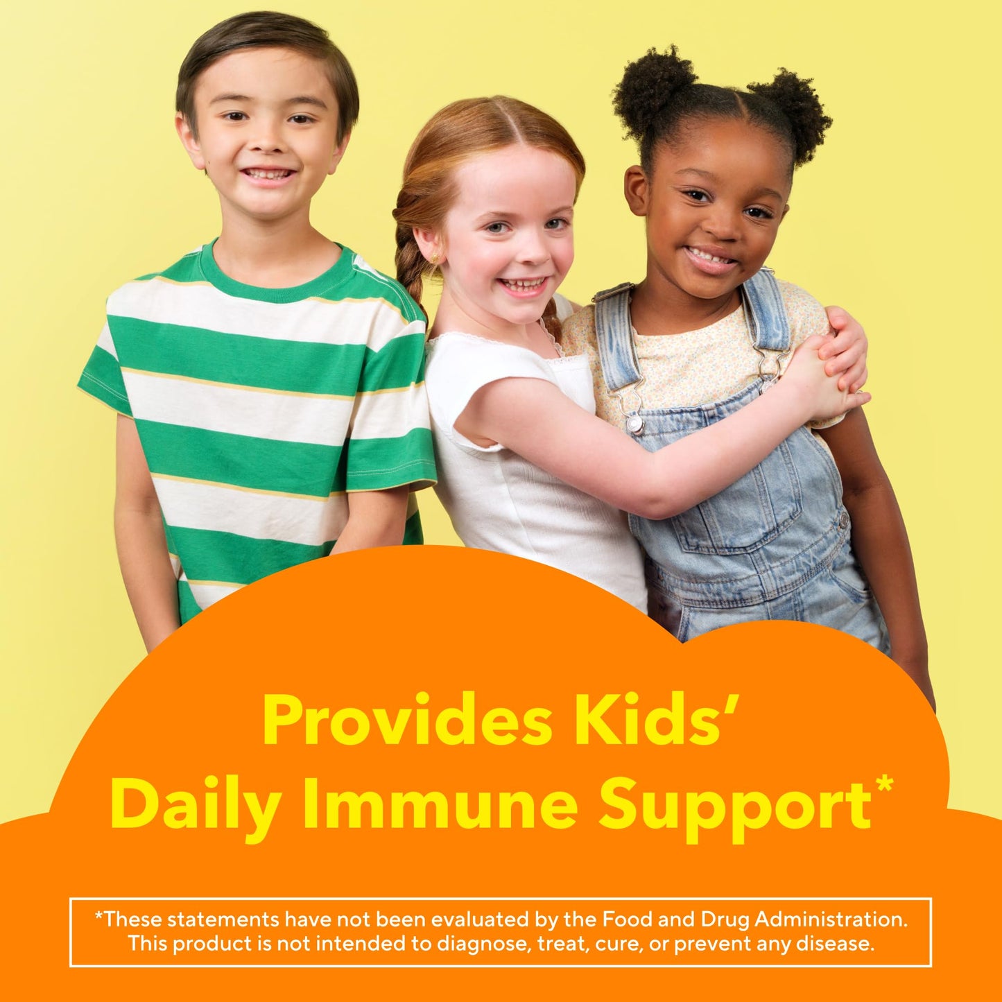 Lil Critters Immune C Daily Gummy Supplement for Kids, Vitamin C, D and Zinc for Immune Support, 190 Gummies