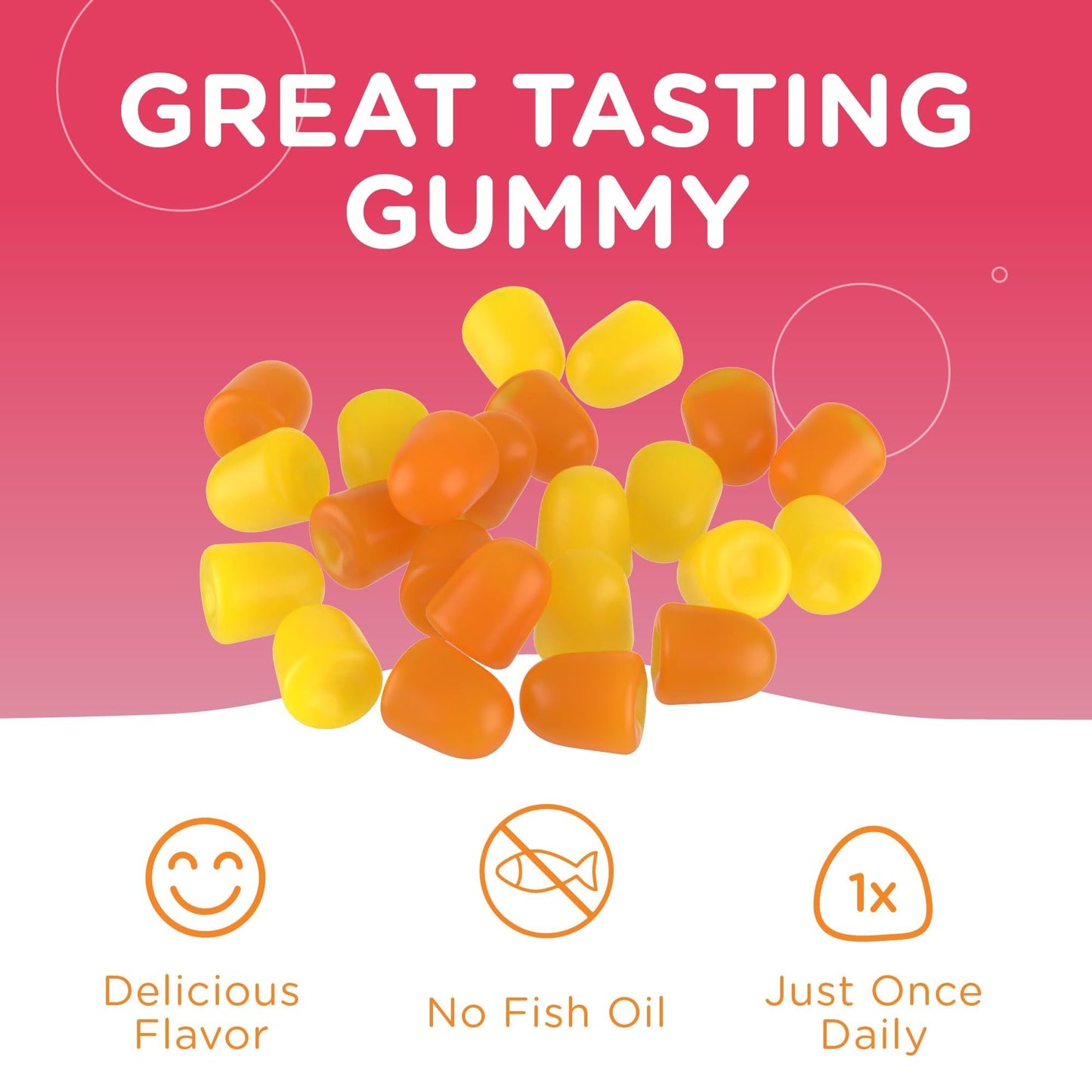 Zahler Chapter One Omega-3 Gummies for Kids, 60 Gummies