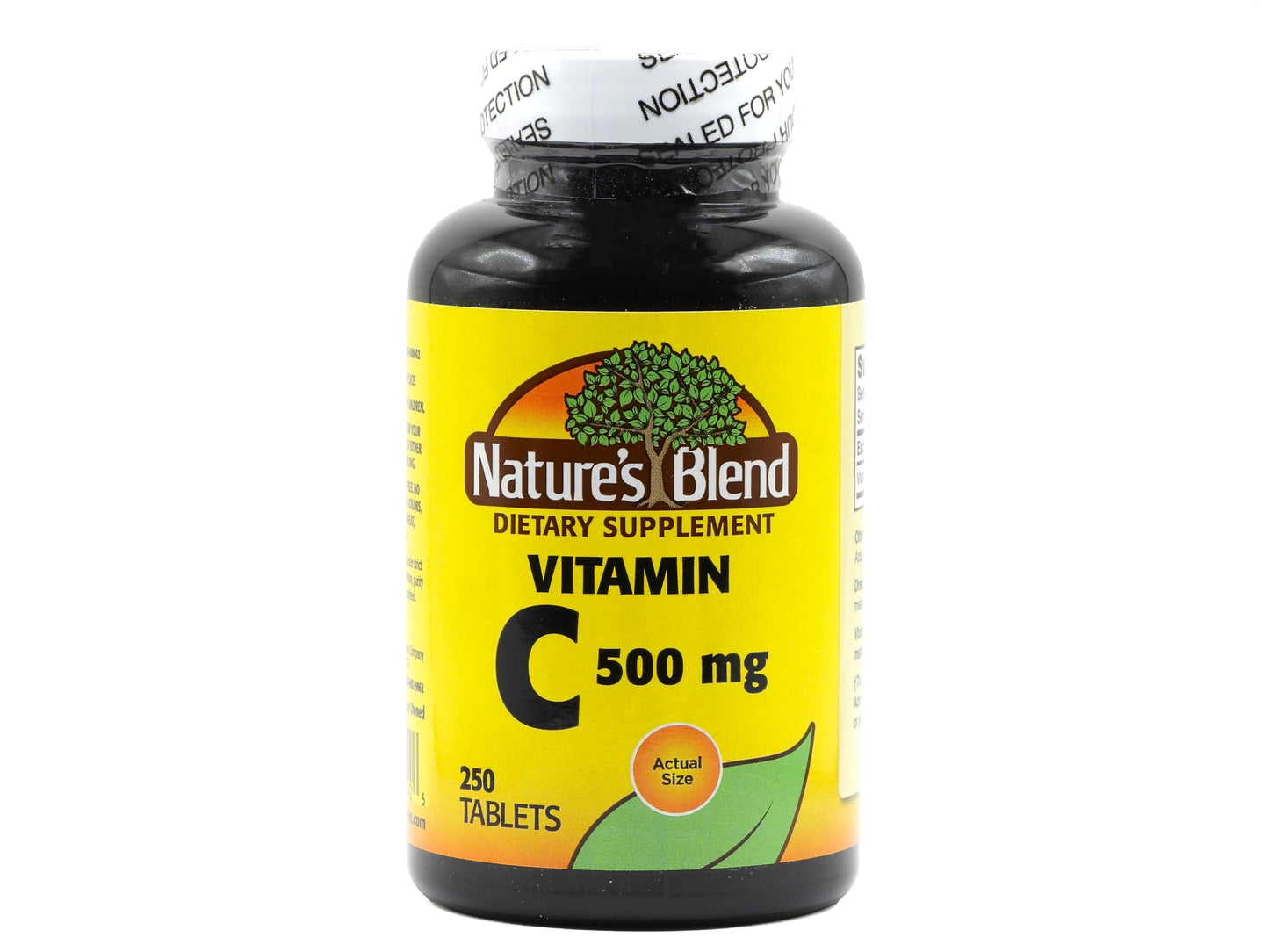 Nature's Blend Vitamin C 500 mg Tablets, 250 Count