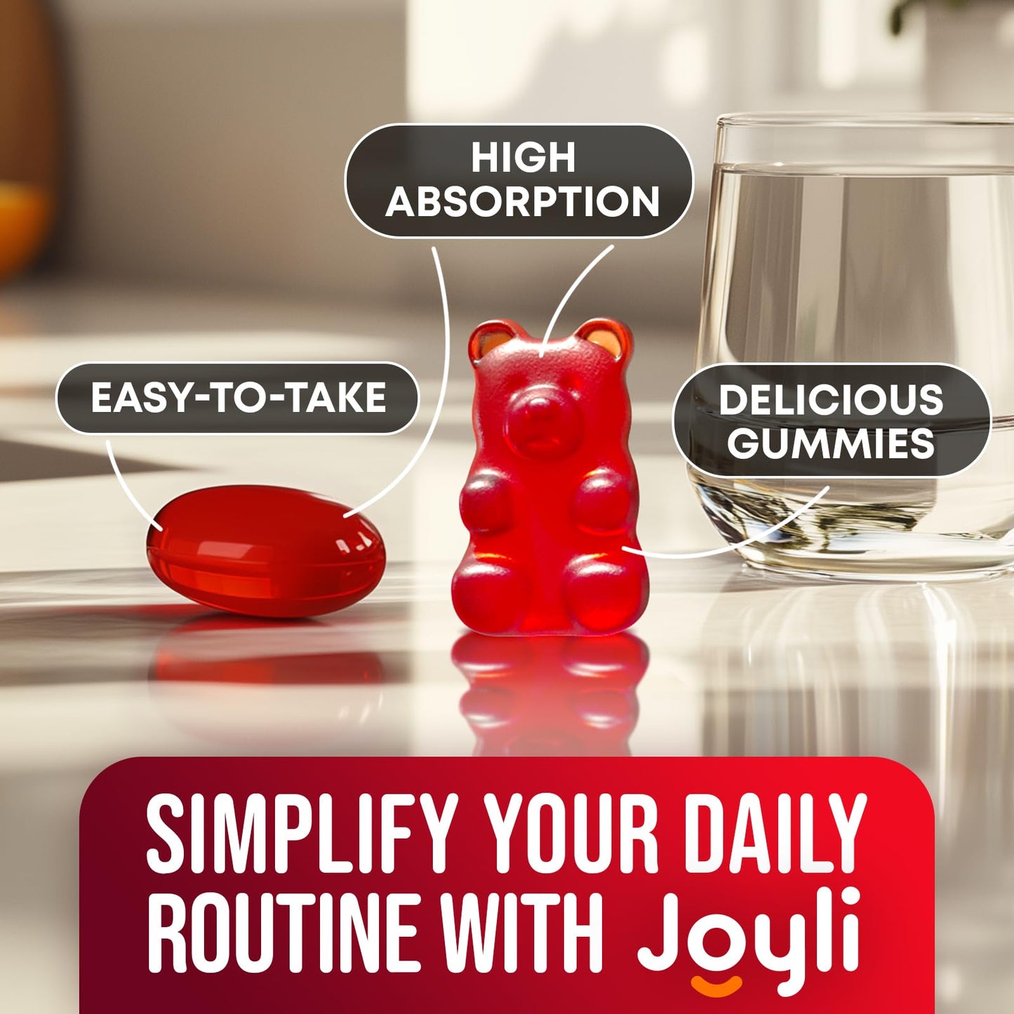 JOYLI Nutrition Quercetin with Bromelain & CoQ10 500mg Bundle – CoQ10 Softgels (120) + Sugar-Free Quercetin Gummies with Zinc, Vitamin C & D3 (60) – 180 Total Units