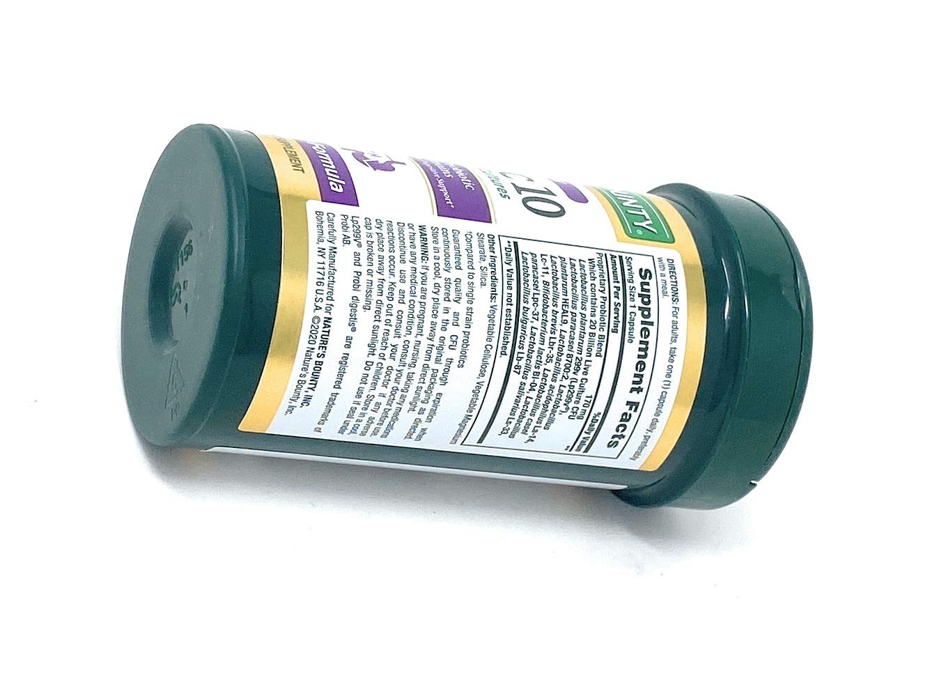Nature's Bounty Ultra Strength Probiotic 10 Capsules, 70 Count