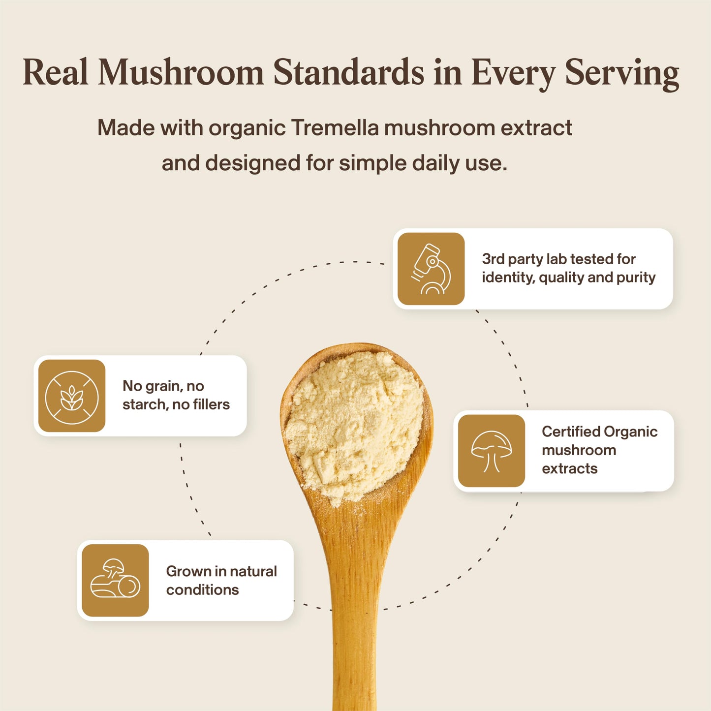 Real Mushrooms Tremella Mushroom Powder 2.12 Ounce
