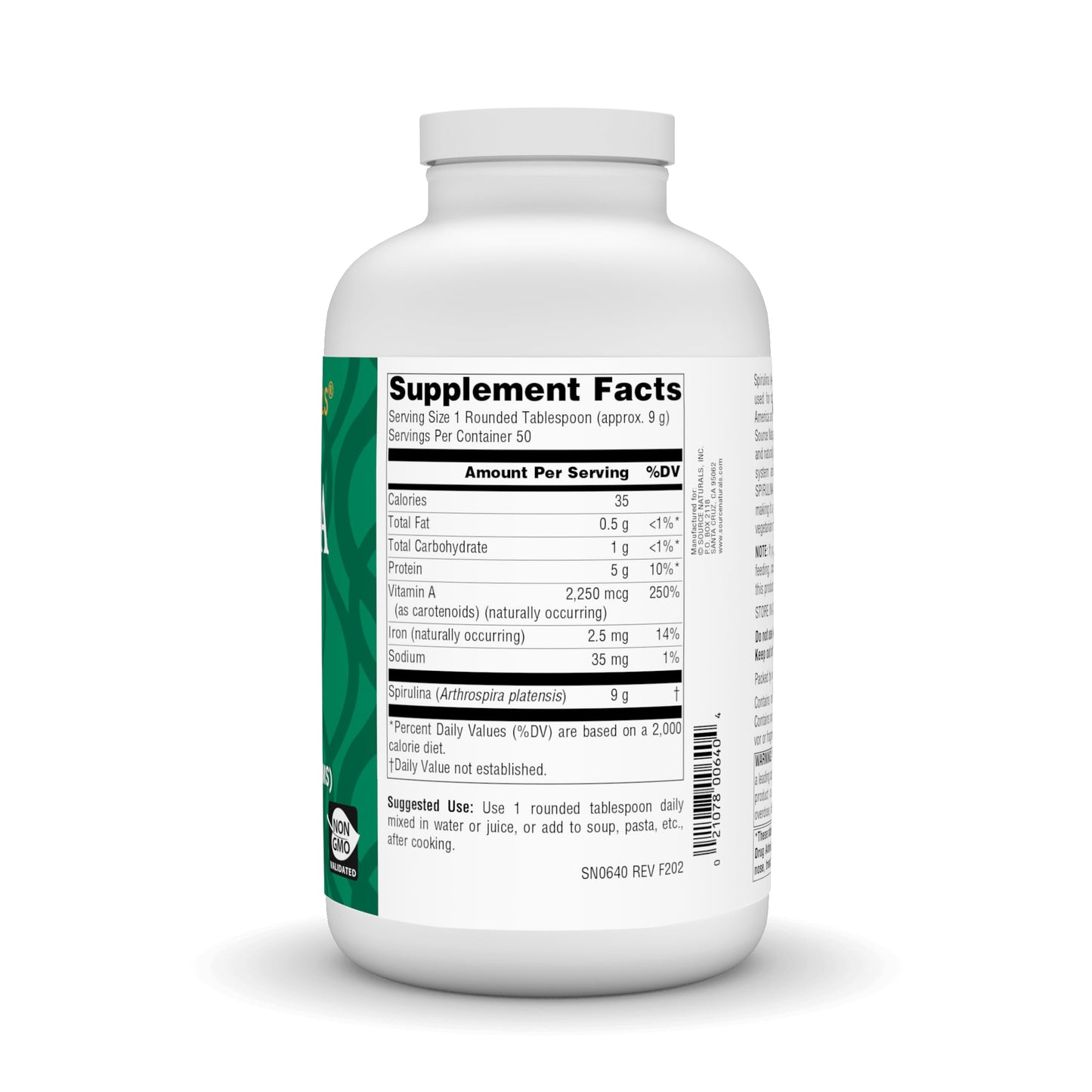 Source Naturals Spirulina Powder 16 oz