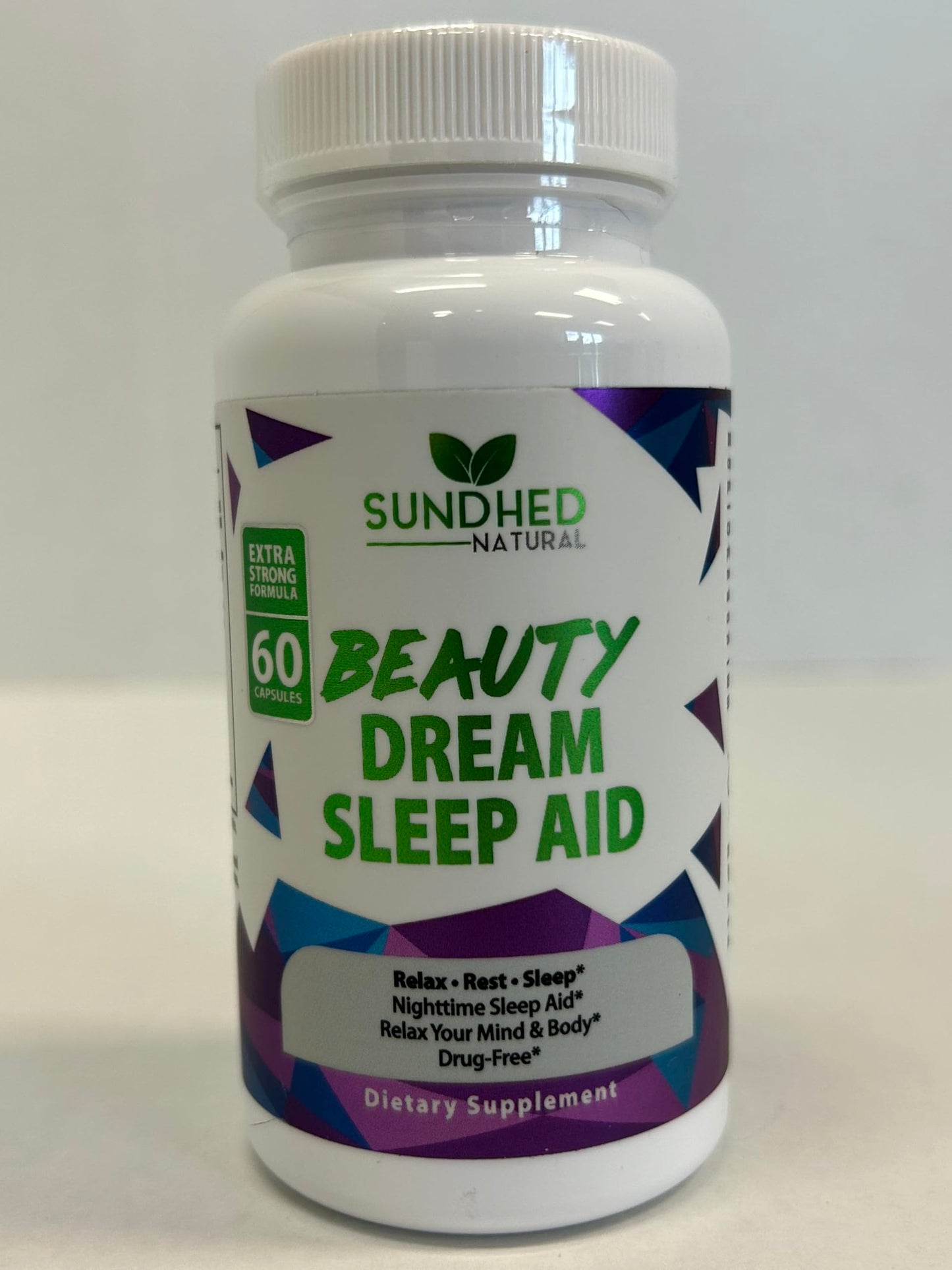 Sundhed Natural Sleep Aid Beauty Dream Sleep Aid Capsules 60 Count