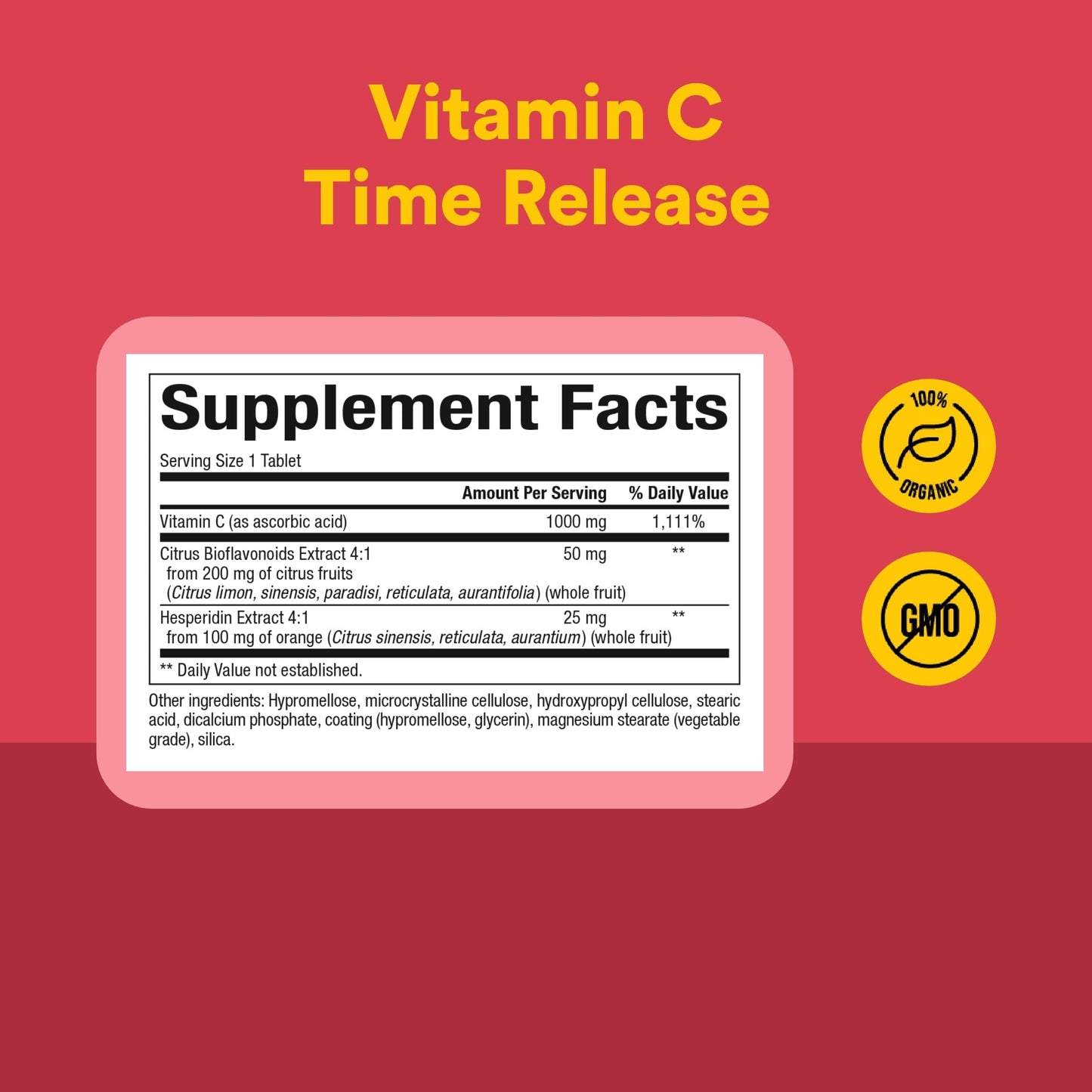 Natural Factors Vitamin C Time Release Tablet 180 Tablets