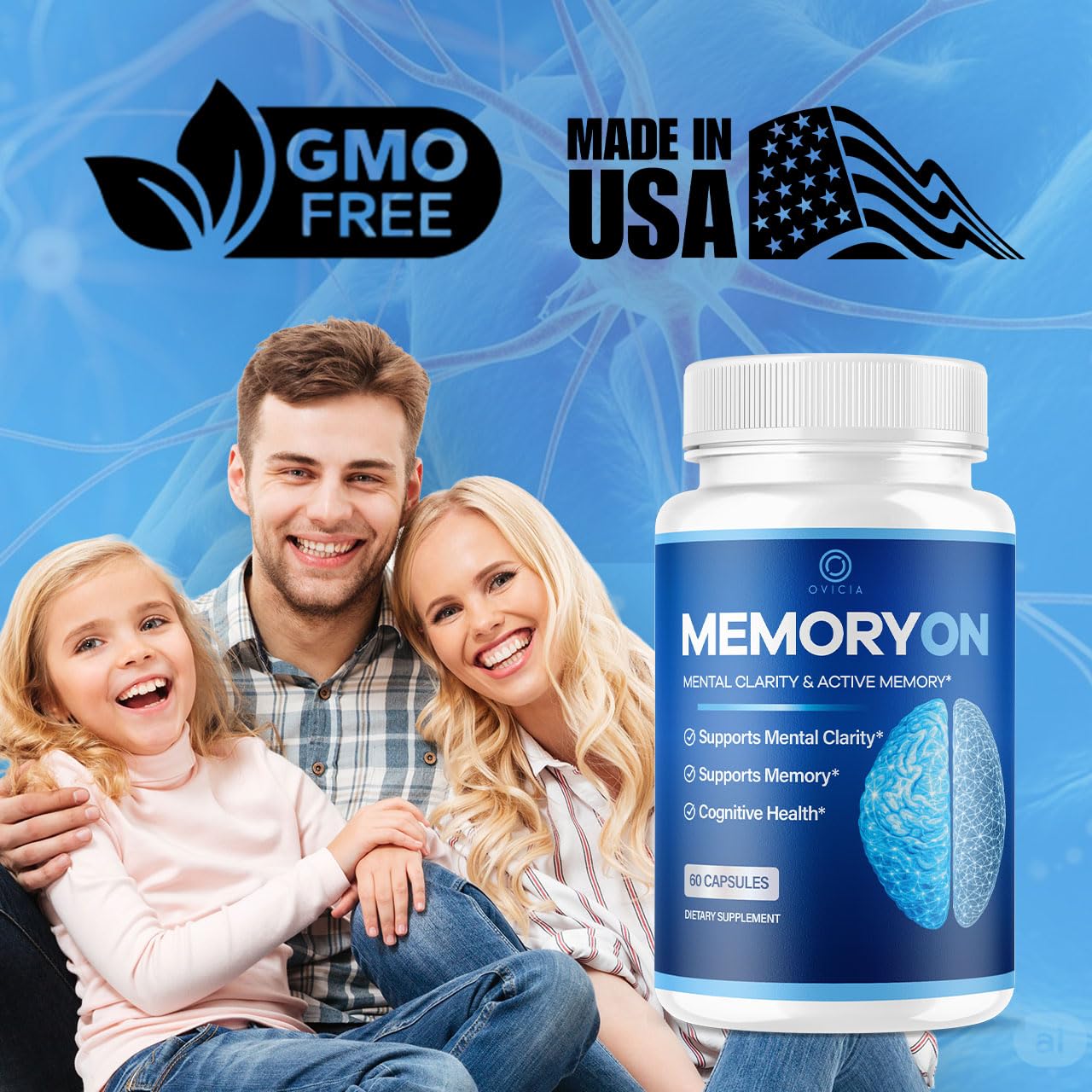 OVICIA MemoryOn Capsules 60 Capsules