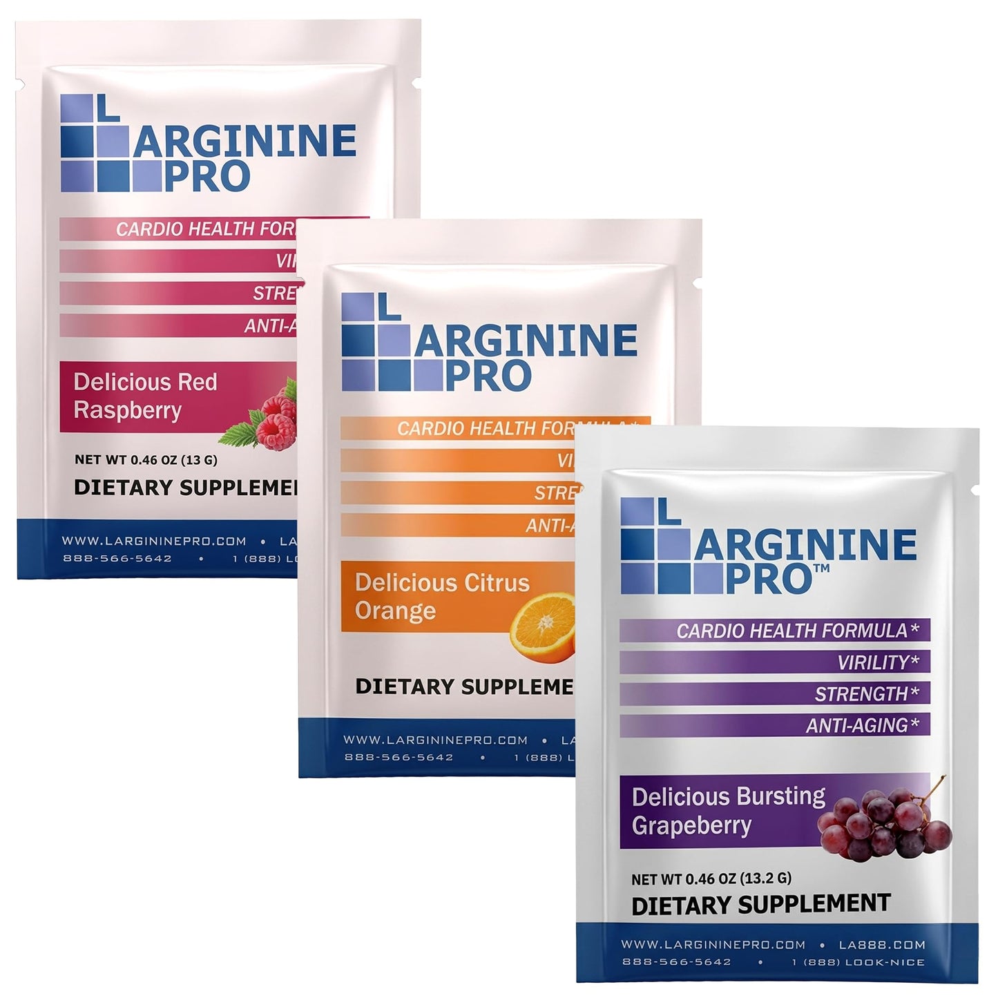 L-ARGININE PRO Supplement Powder 90 Packets