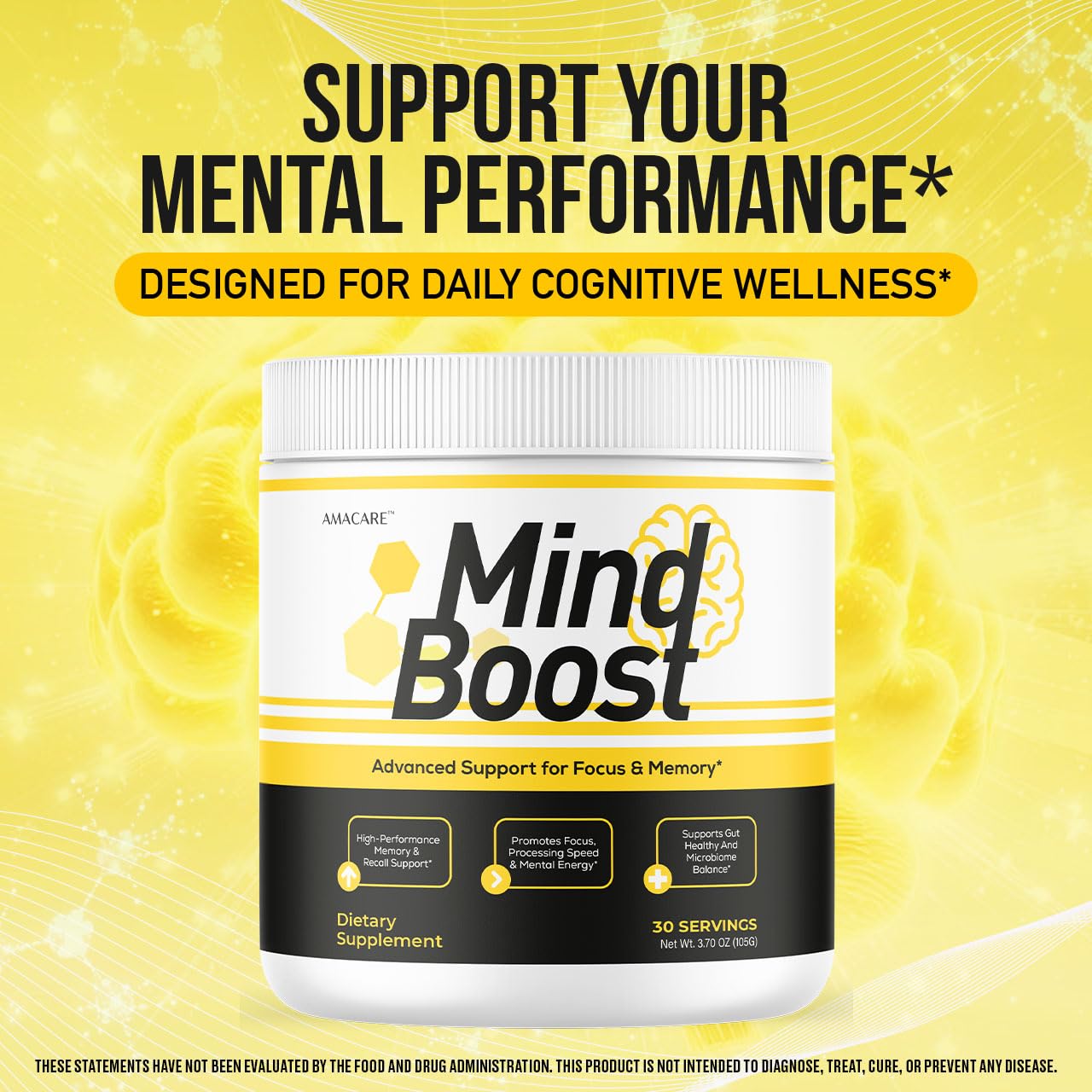 AMACARE MindBoost Powder 6 Ounce