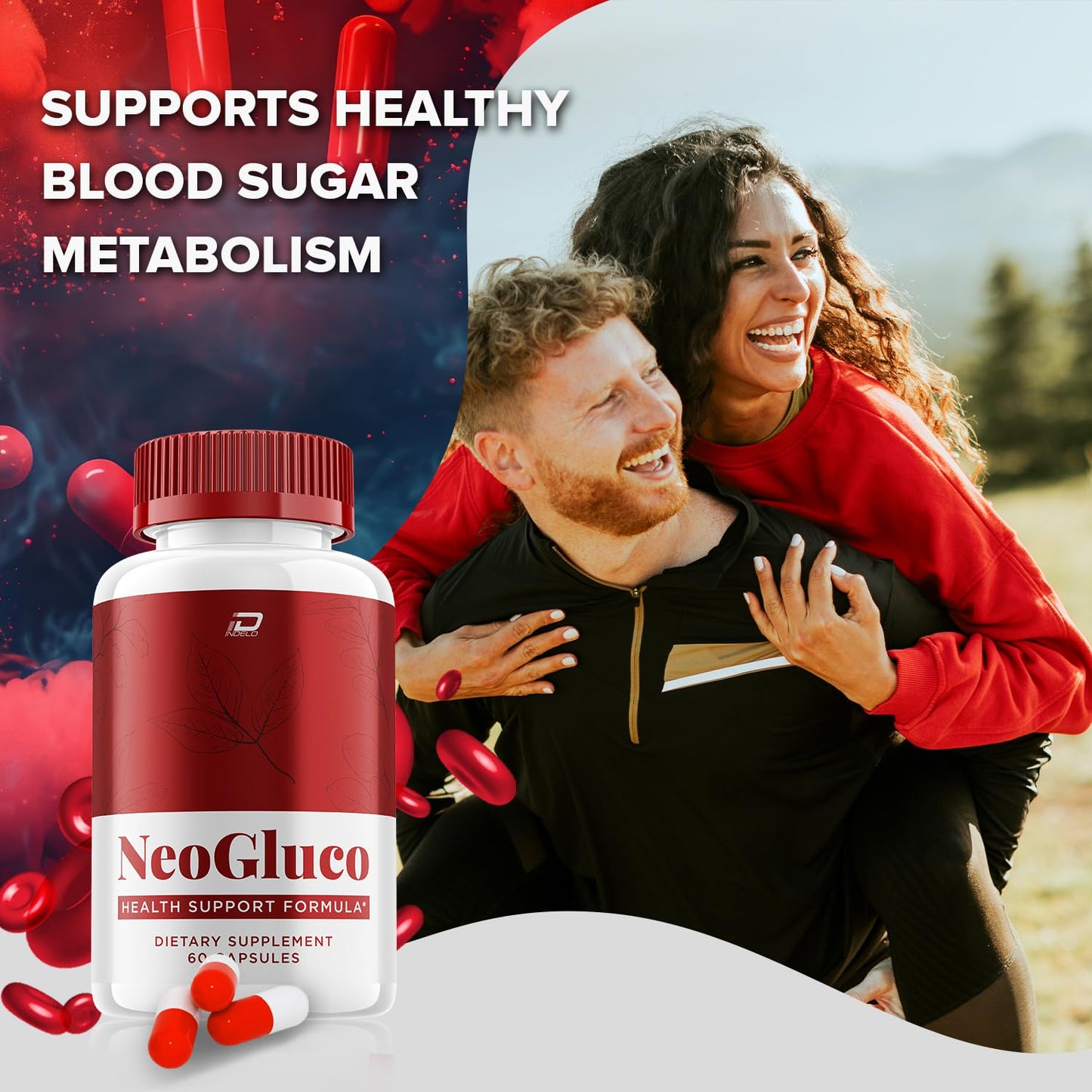 Indelo NeoGluco Capsules 180 Capsules