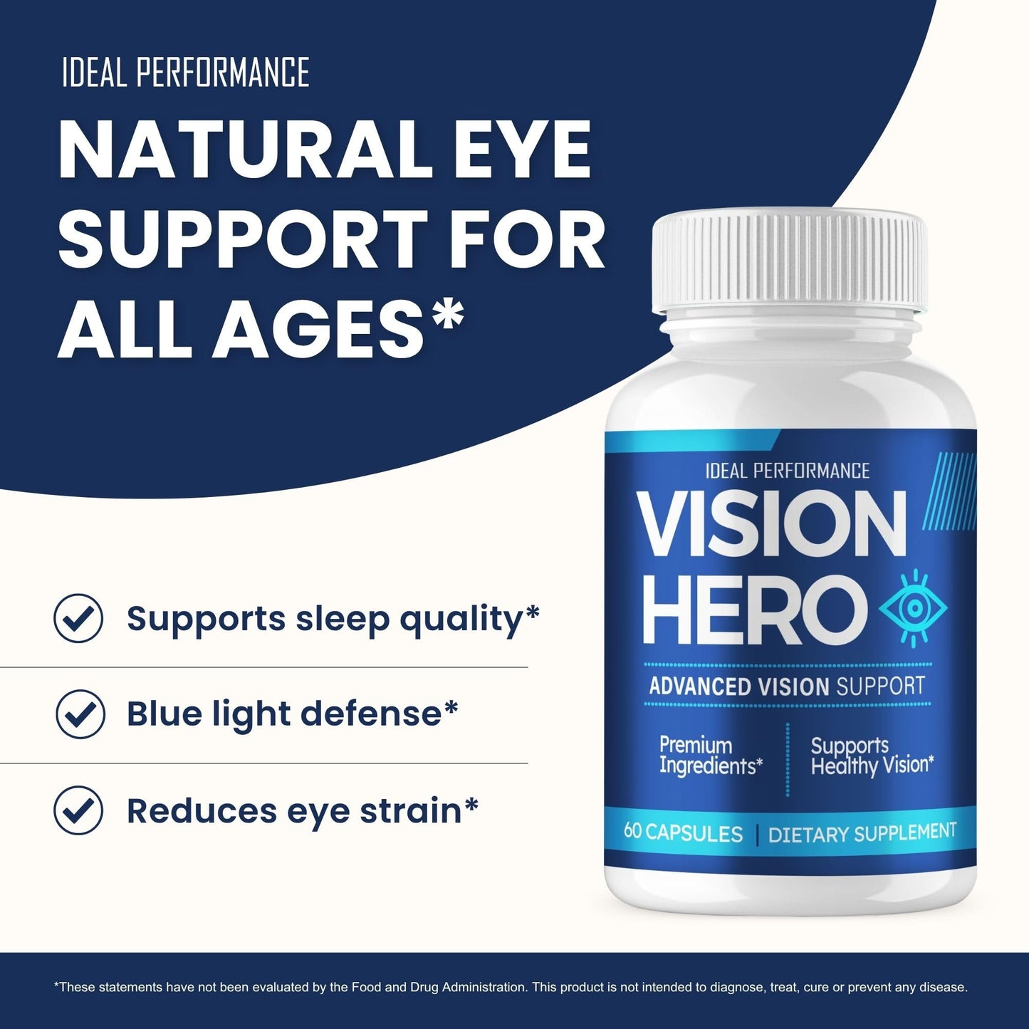 IDEAL PERFORMANCE Vision Hero Capsules 120 Count