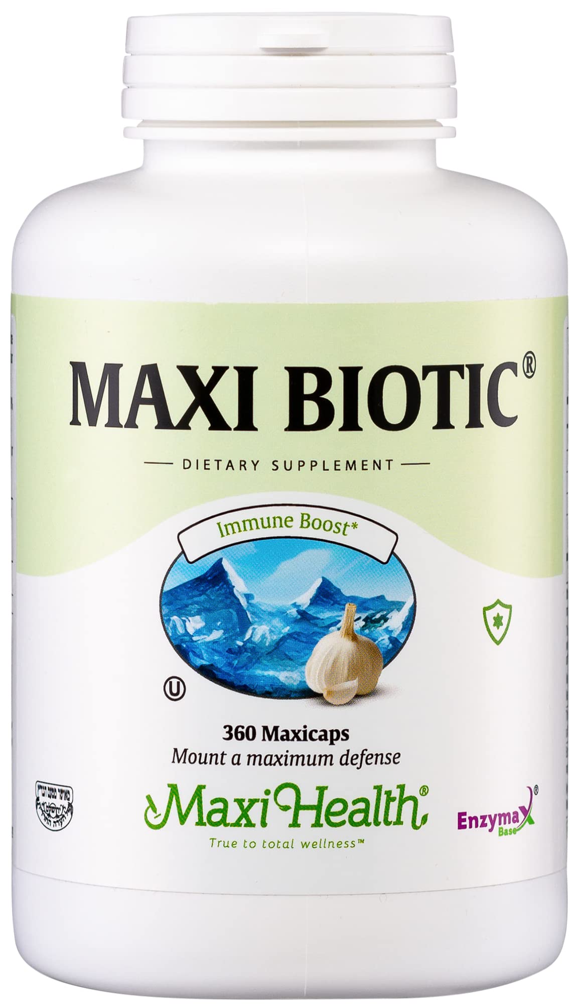 Maxi Health Maxi Biotic Aged Garlic Extract Capsules, 360 Capsules