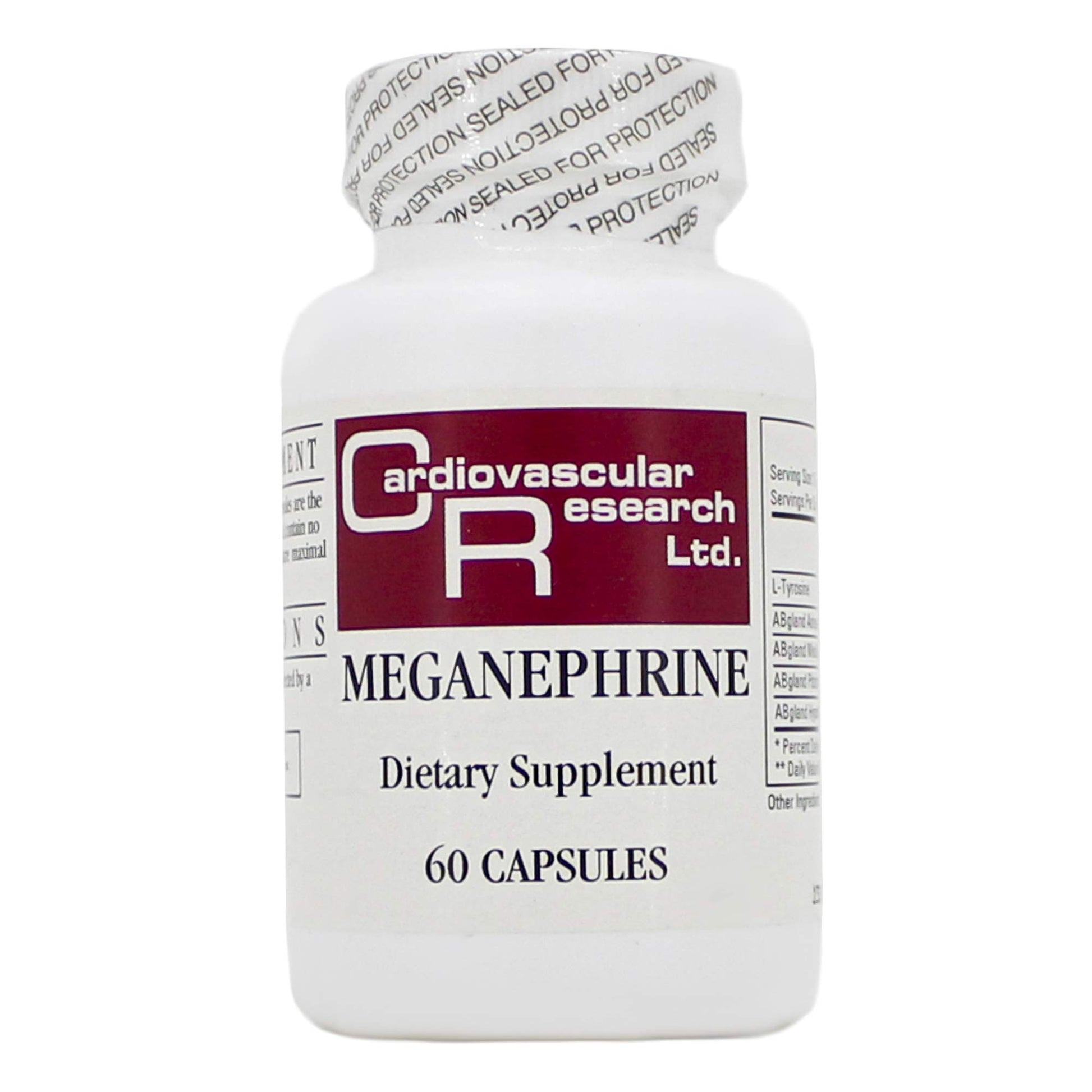 Ecological Formulas - Cardiovascular Research Meganephrine Capsules, 60 Capsules