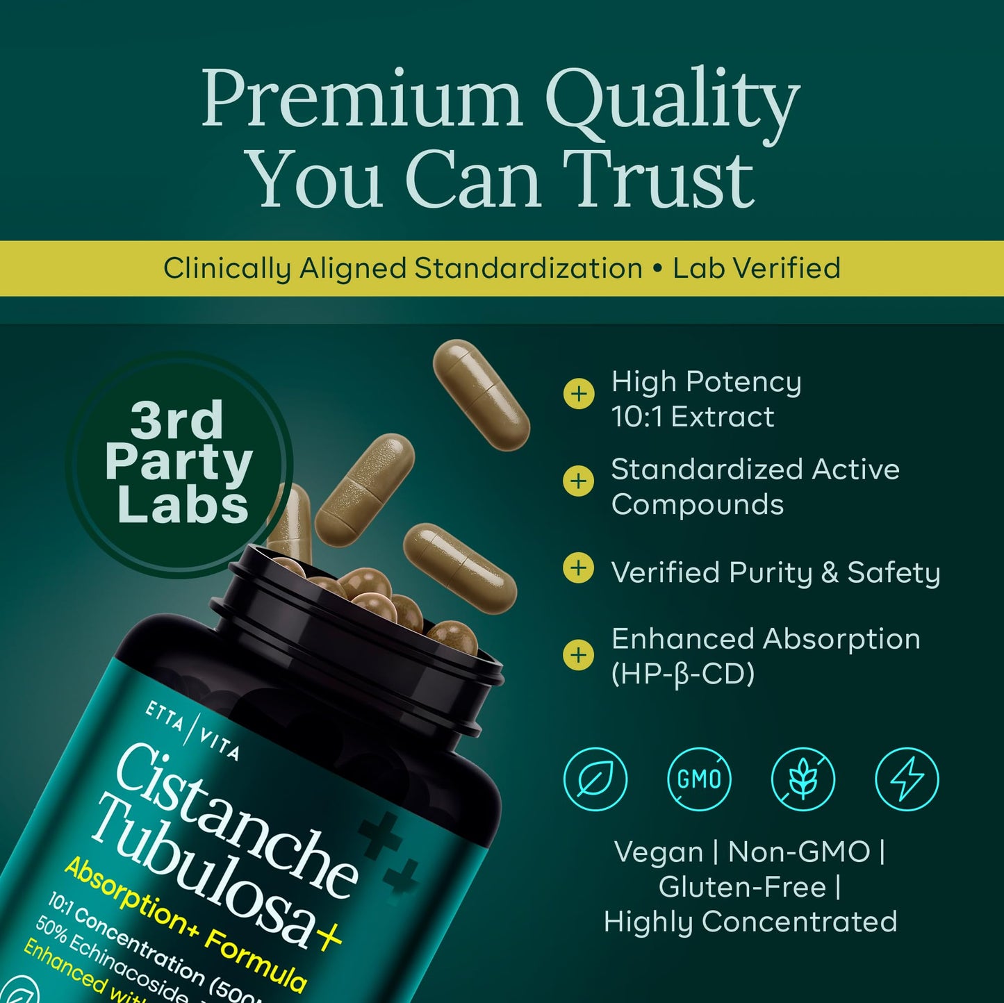 Etta Vita Cistanche Tubulosa Capsule 60 Capsules