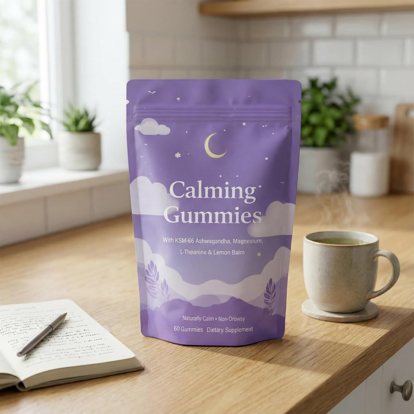 IRMI Calm Sleep Gummies with Ashwagandha, Magnesium, L-Theanine & Lemon Balm, 60 Gummies