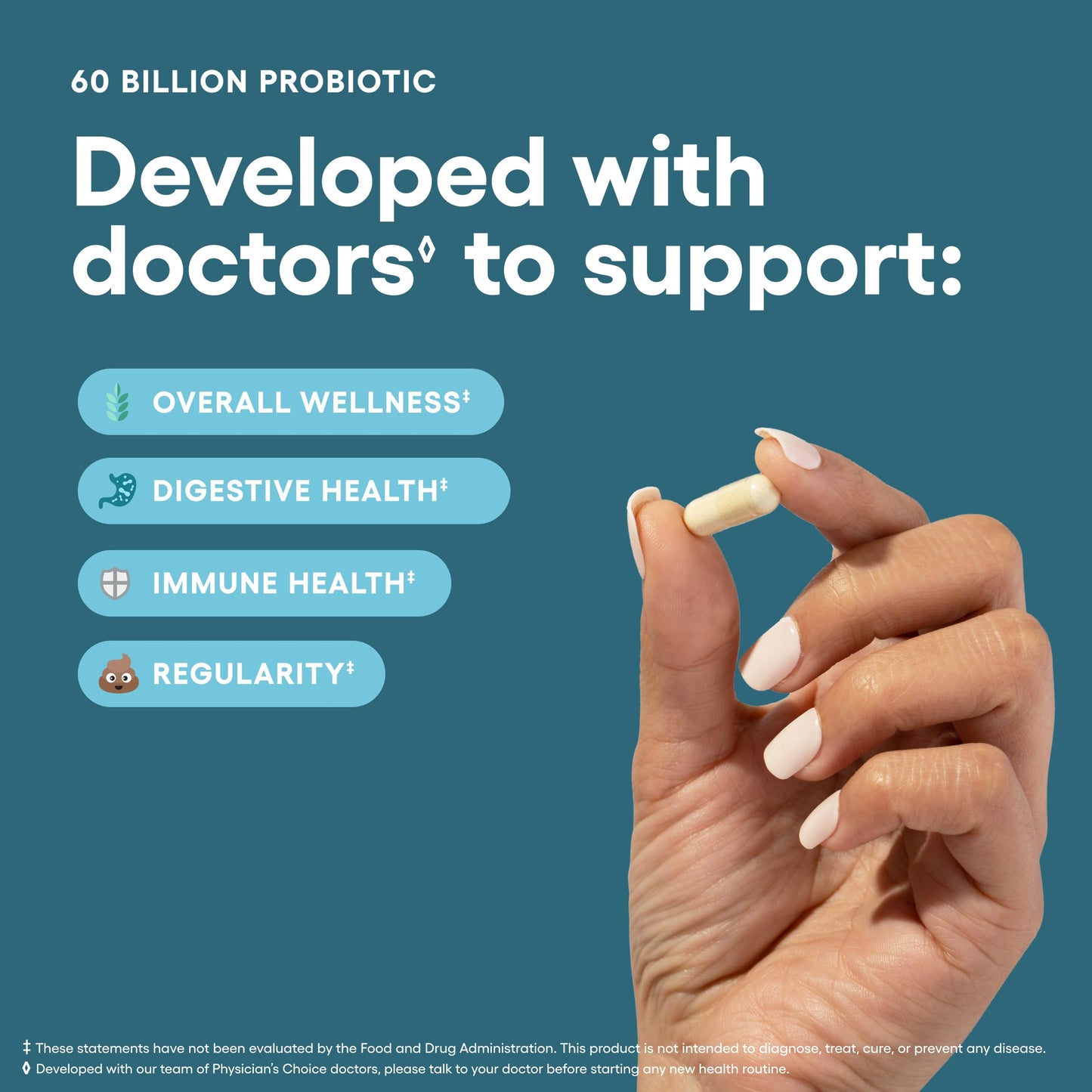 Physician's CHOICE Probiotics Capsule 60 Count
