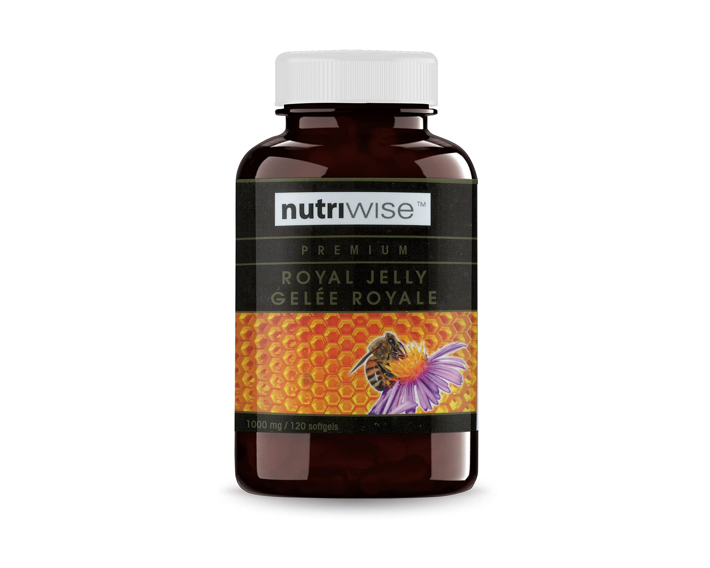 NutriWise Premium Royal Jelly 1000mg Softgel 120 Count