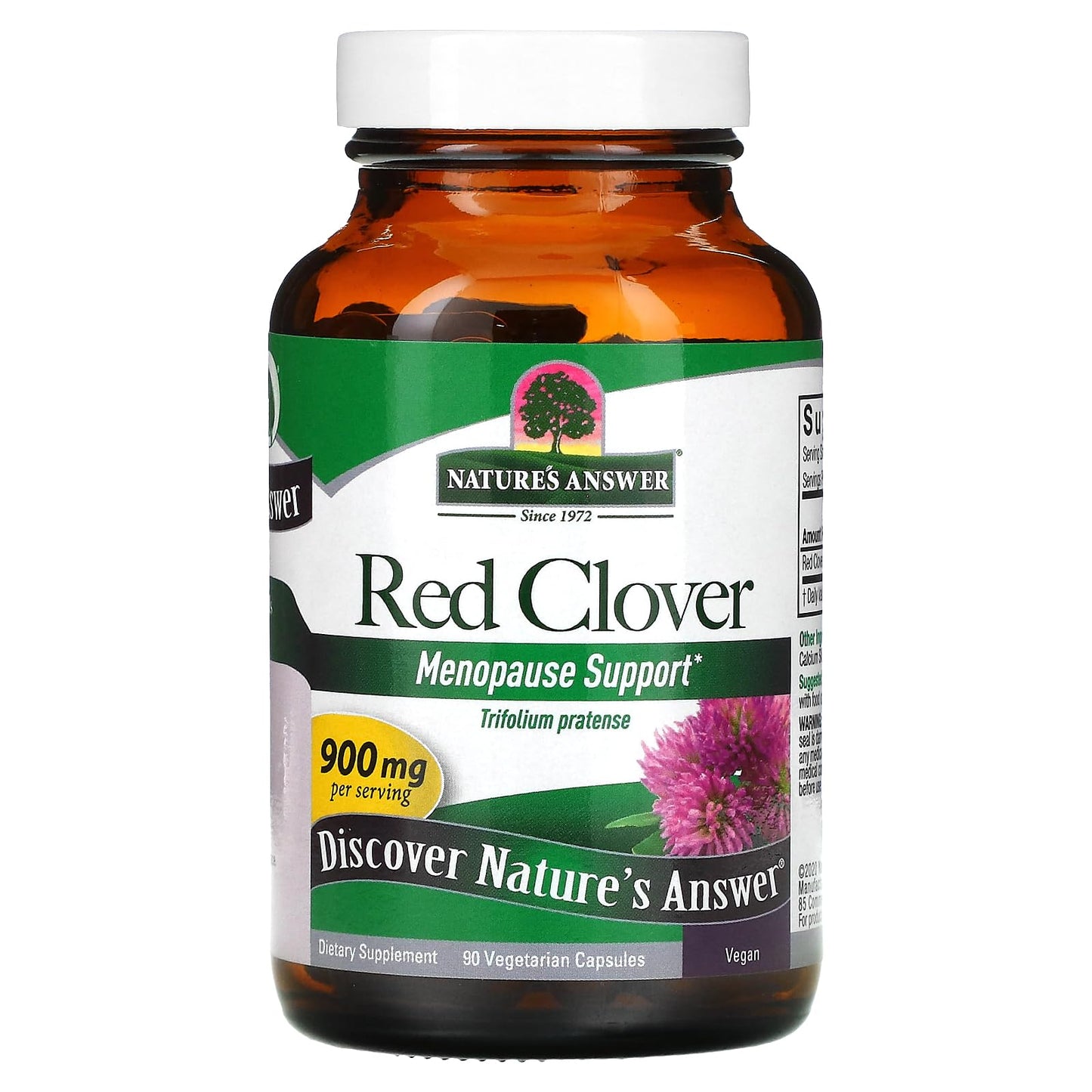 Nature's Answer Red Clover (Trifolium Pratense) Capsules 90 Count