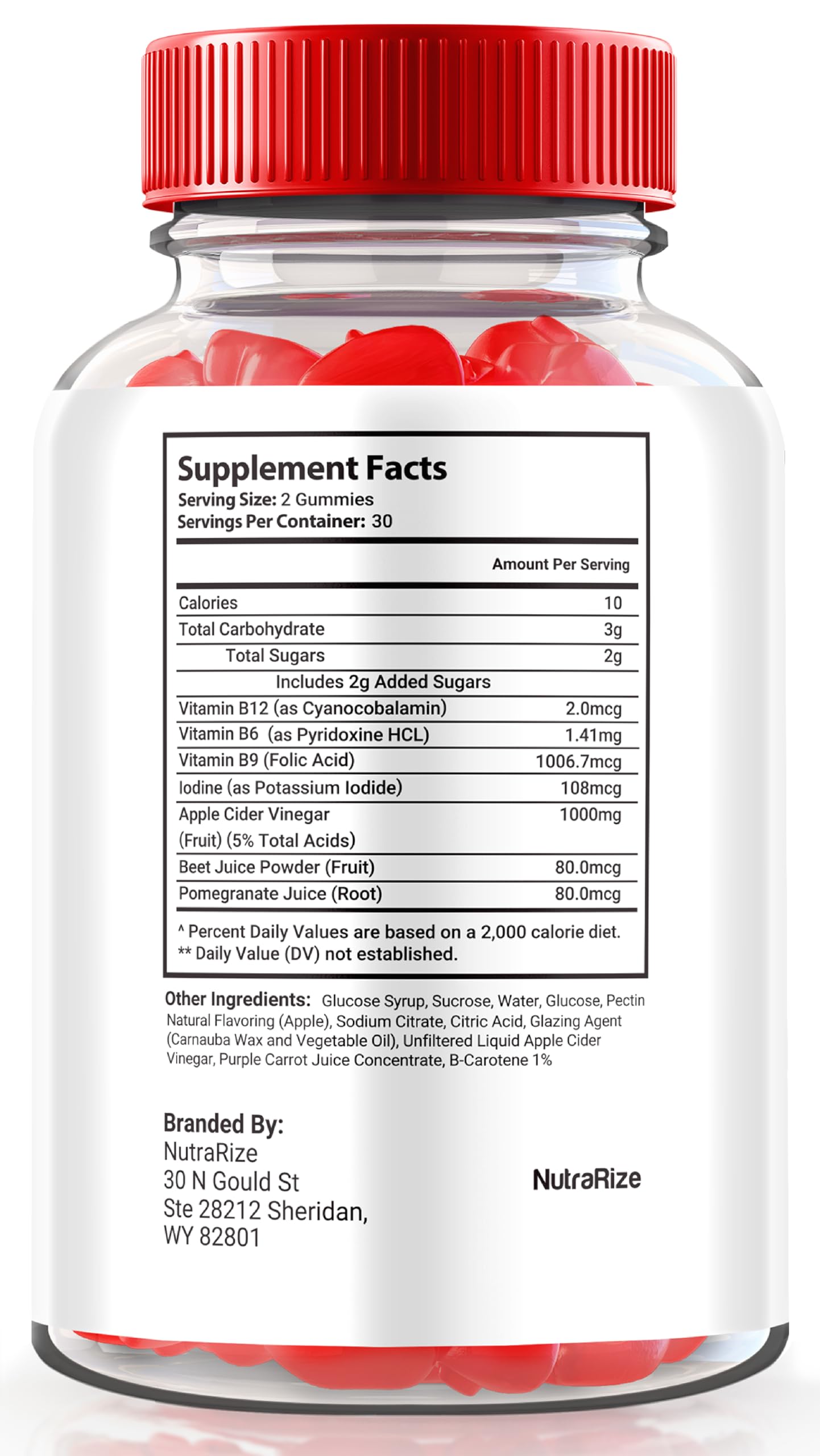 NutraRize Xfit Keto Gummies for Weight Loss 60 Gummies