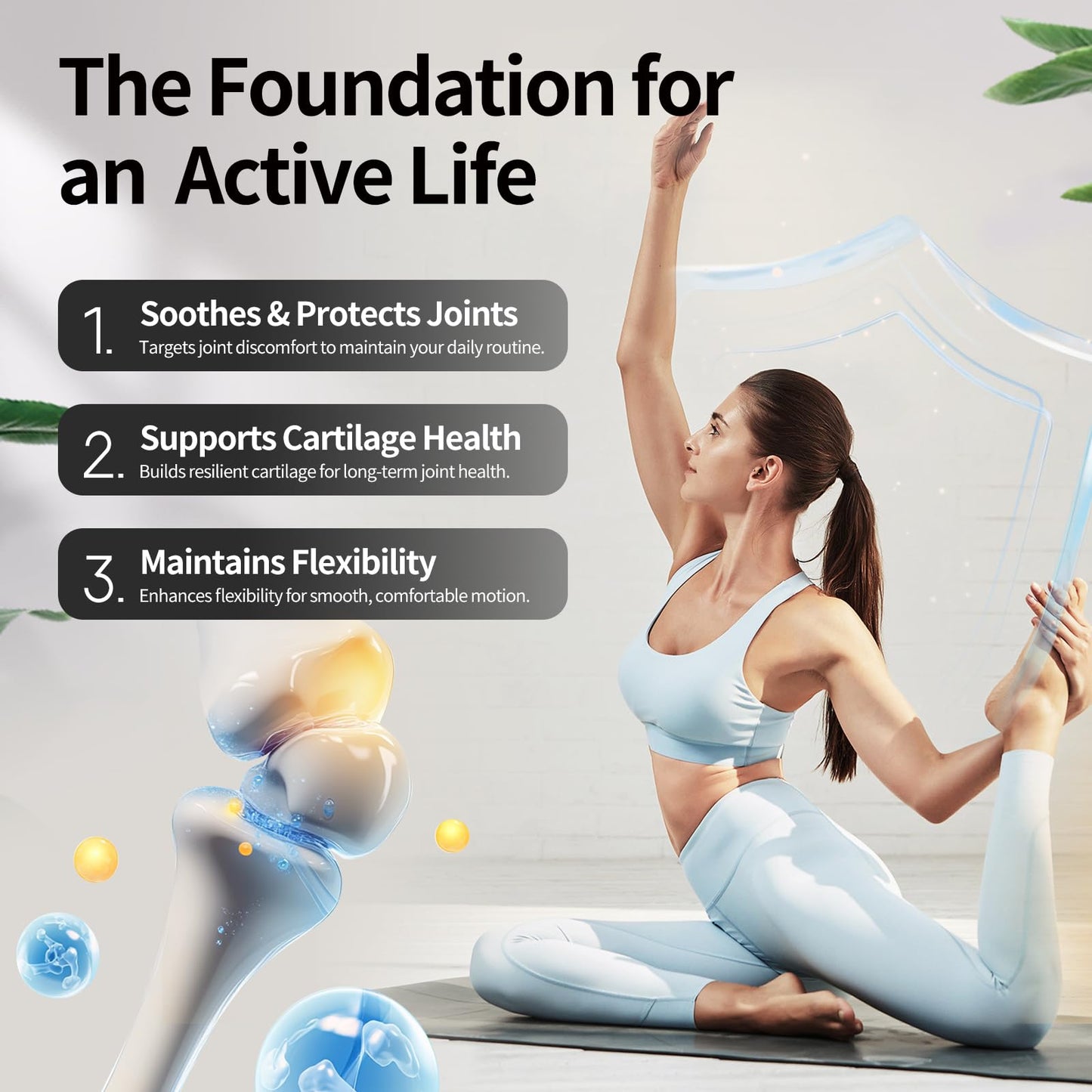 Beseem Triple-Action Joint Support Supplement Capsules 30 Count