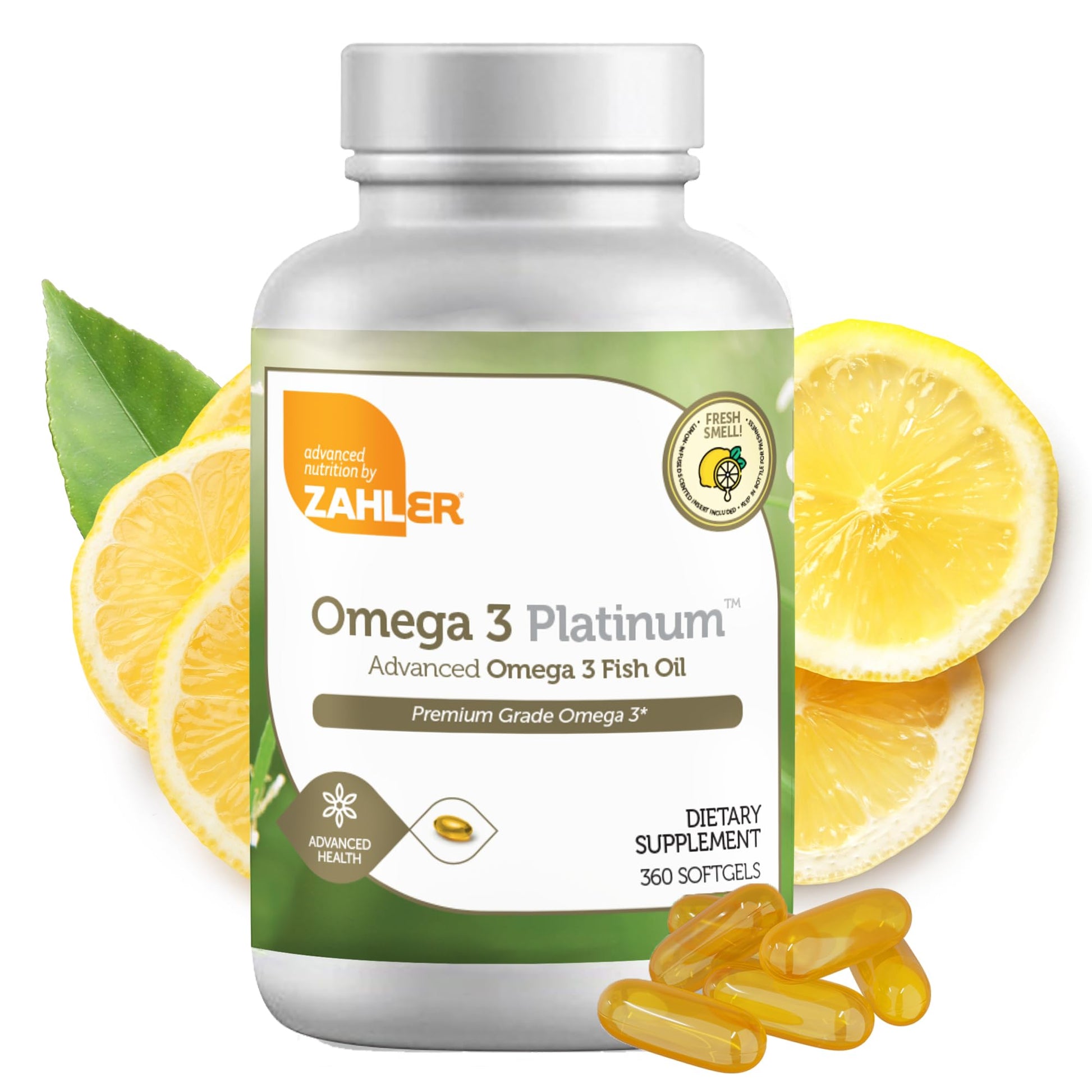 Zahler Omega 3 Fish Oil Softgels 360