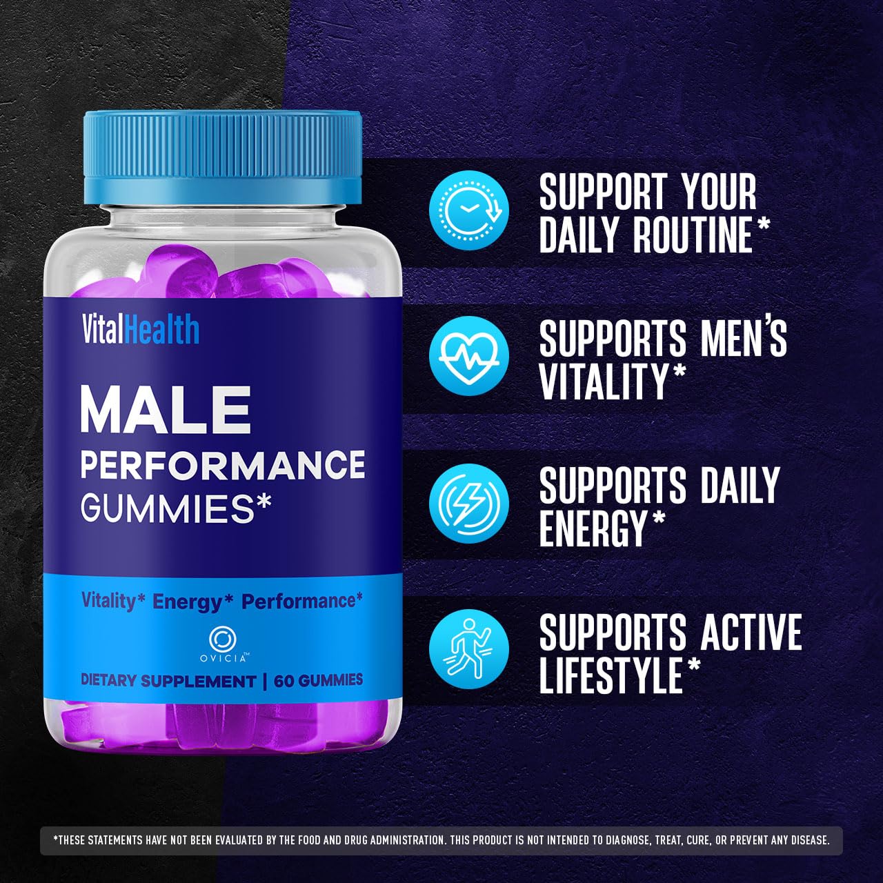 OVICIA Vital Health Gummies 180 Gummies