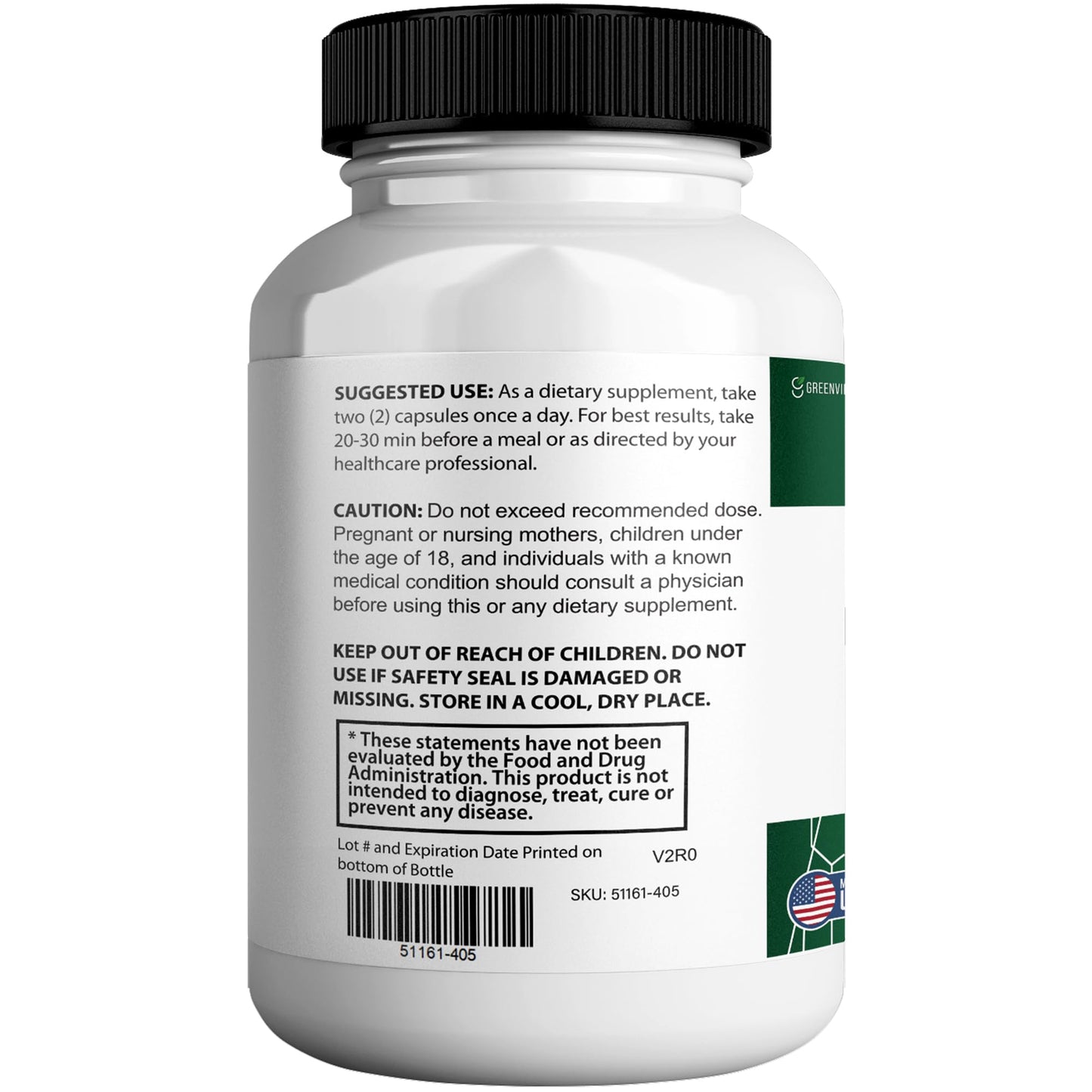 GREENVIFY Libonex Max Extra Strength Maca Root Complex Capsules, 60 Count