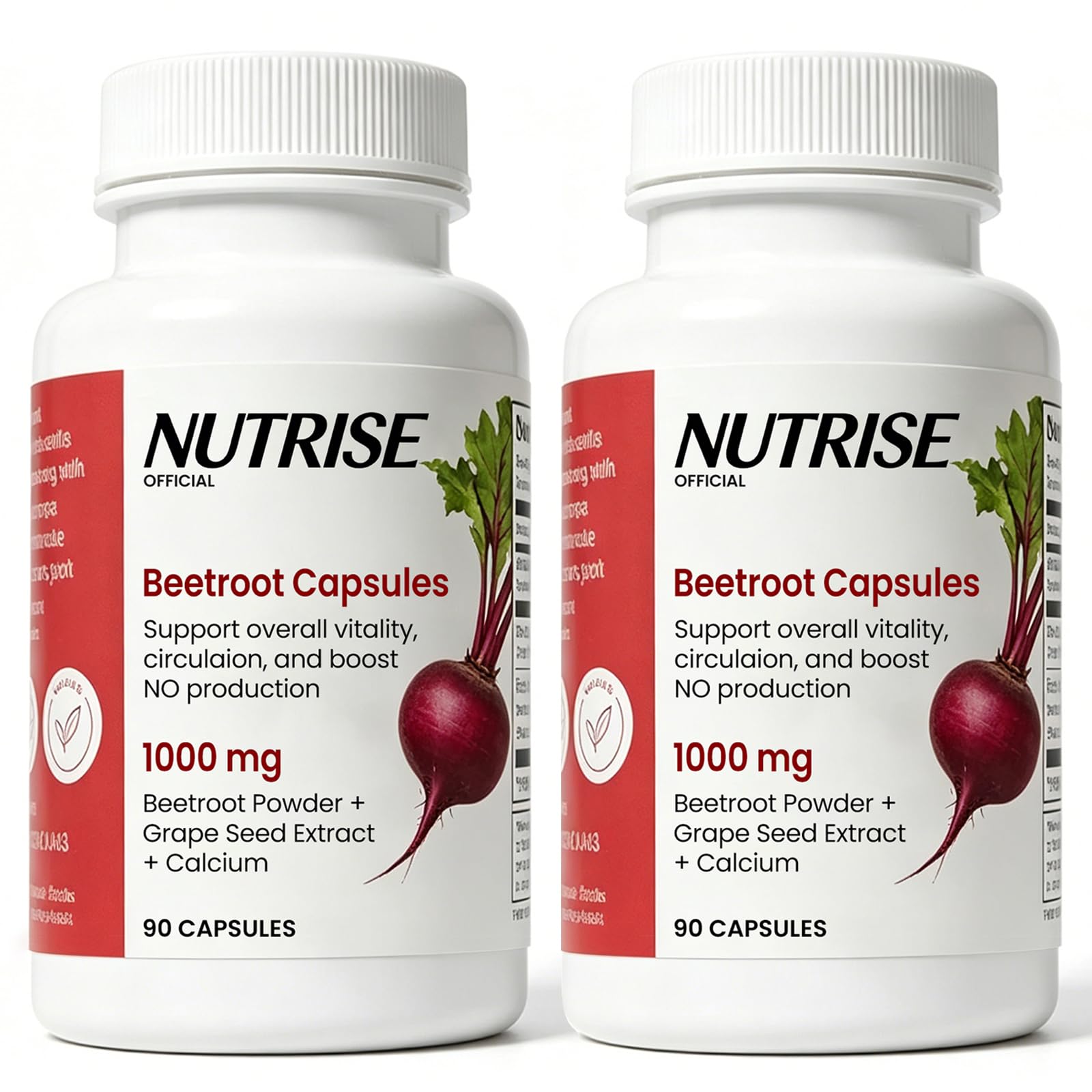 Nutrise Official Beetroot Capsules Capsule 2 Bottle