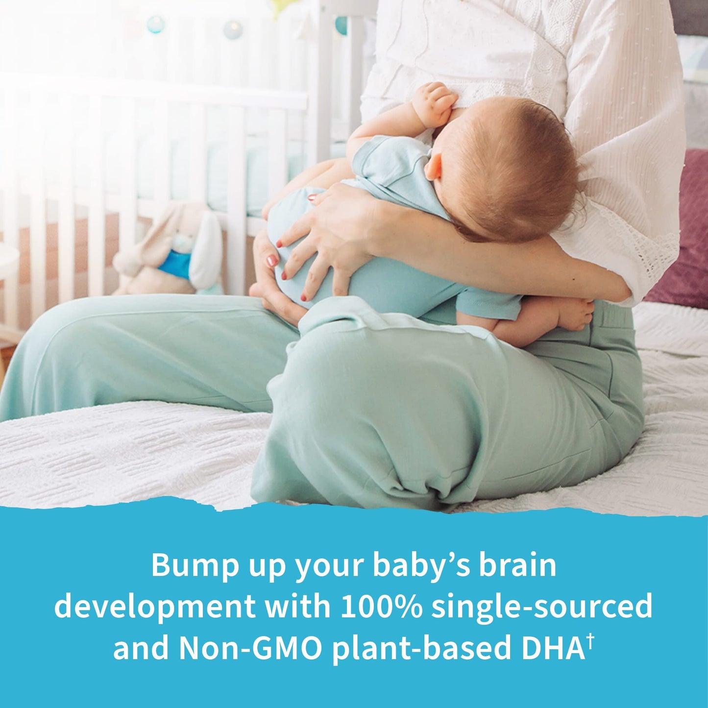 Garden of Life Dr. Formulated Prenatal Vegan DHA - Certified Vegan Omega 3 Supplement with 400mg DHA + DPA from Algal Omega 3 in Triglyceride Form, Non-GMO, 30 Softgels