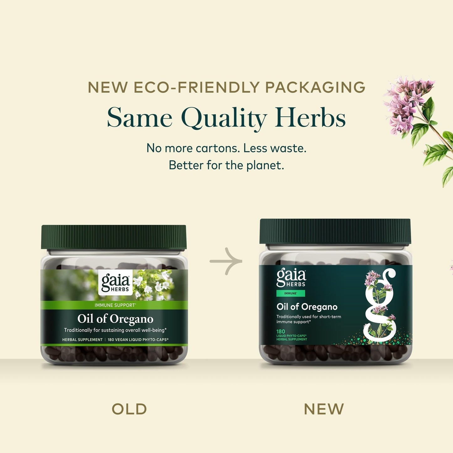 Gaia Herbs Oil of Oregano Capsules - 180 Capsules