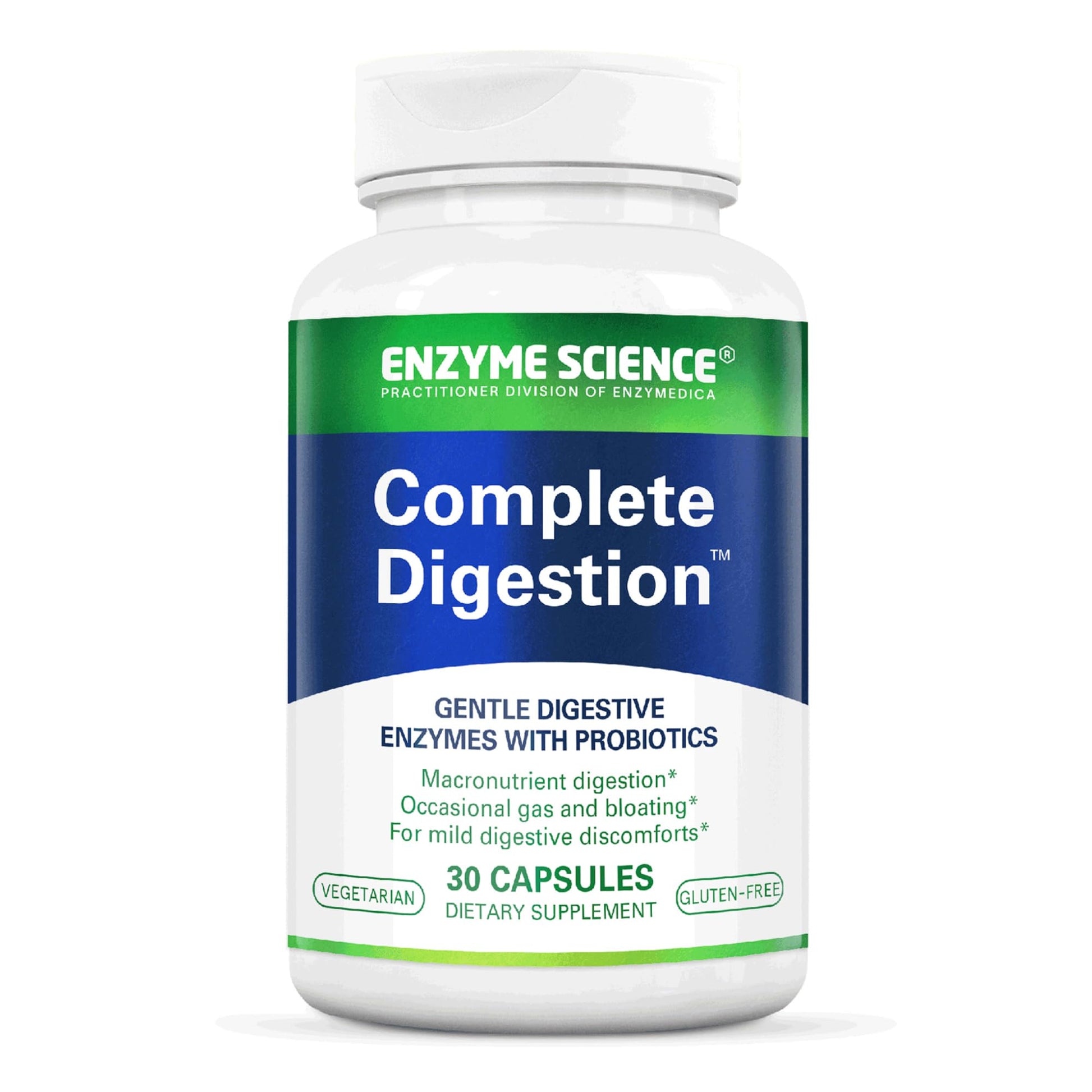 Enzyme Science Complete Digestion Digestive Enzymes with Probiotics - 3-in-1 Gut Health Support for Digestion, 30 Capsules