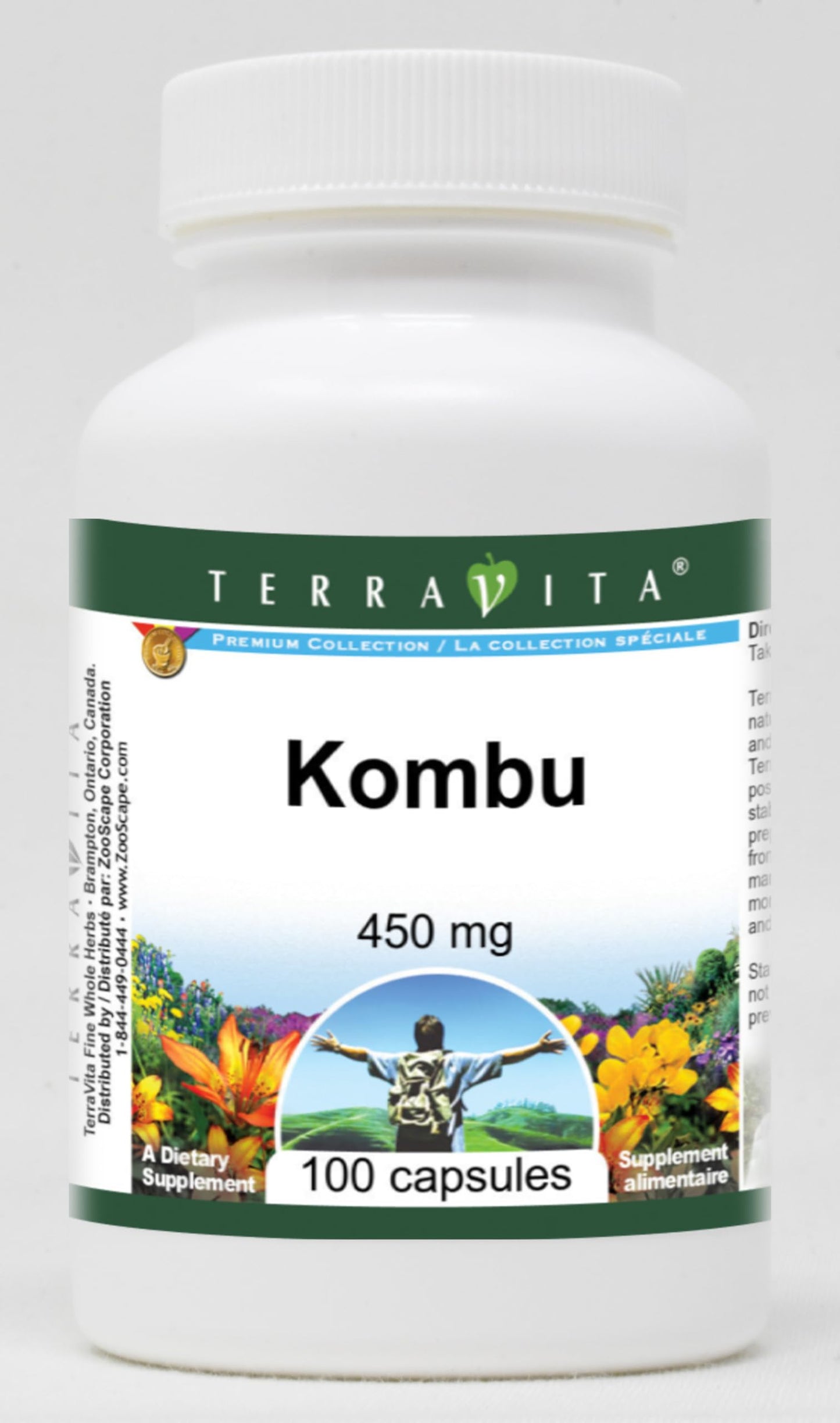 Terravita Kombu 450 mg Capsules, 300 Capsules