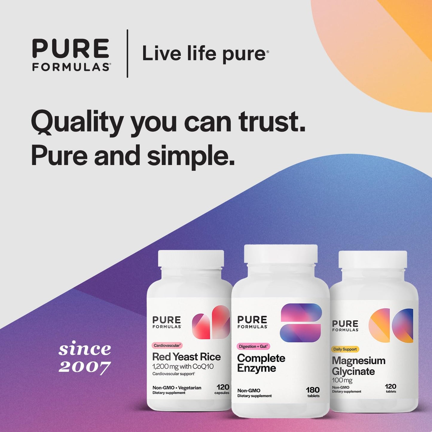 PureFormulas Complete Enzyme Pancreatic Enzymes Tablet, 180 Count