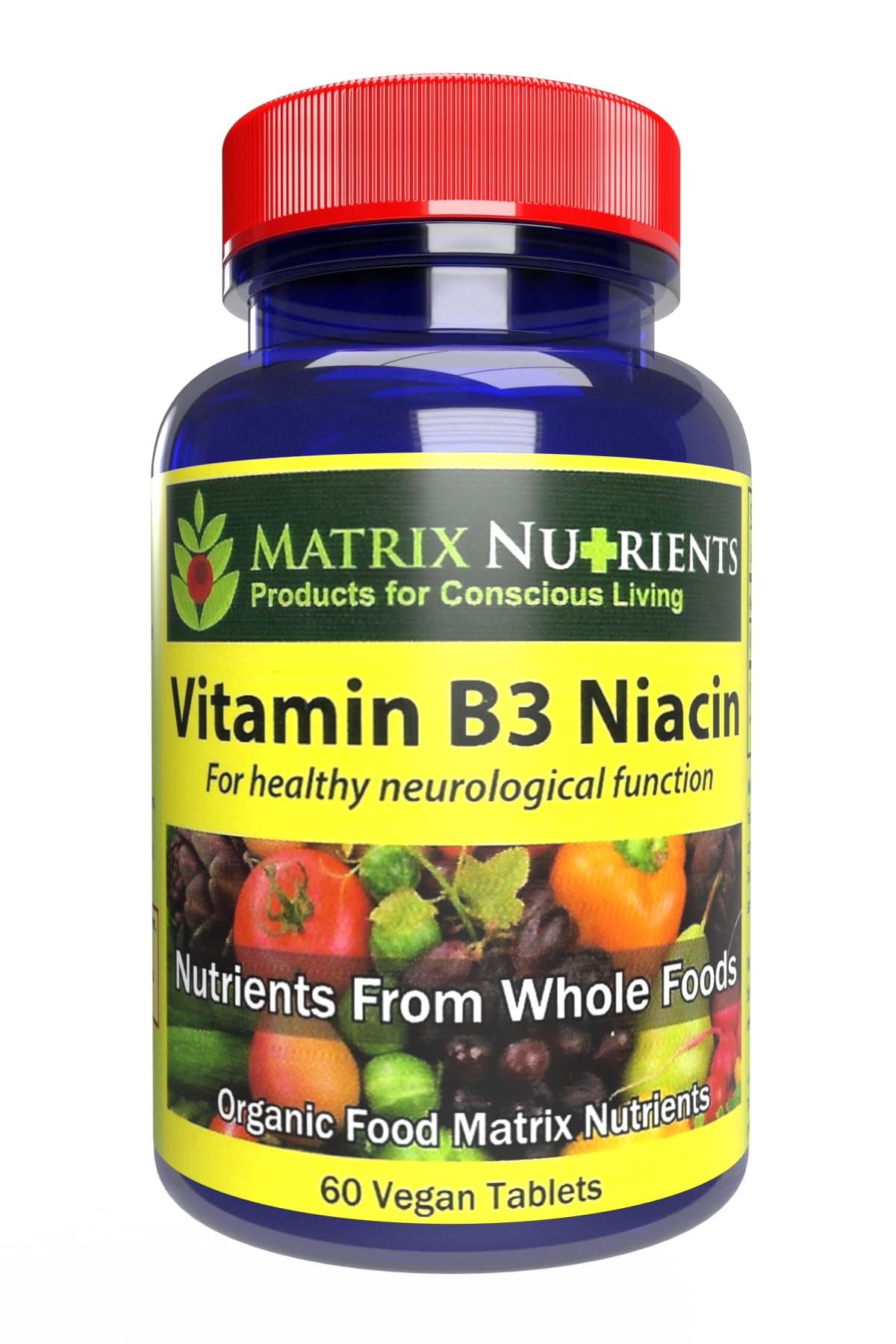 Matrix Nutrients Vitamin B3 Niacin Tablets 60