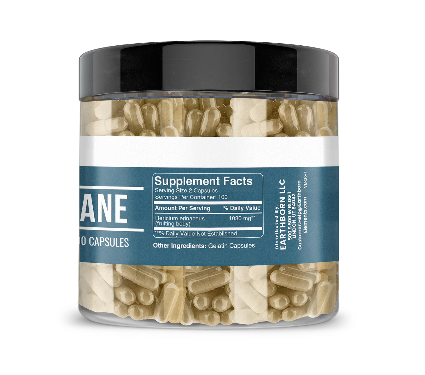 Earthborn Elements Lion's Mane Capsules 200