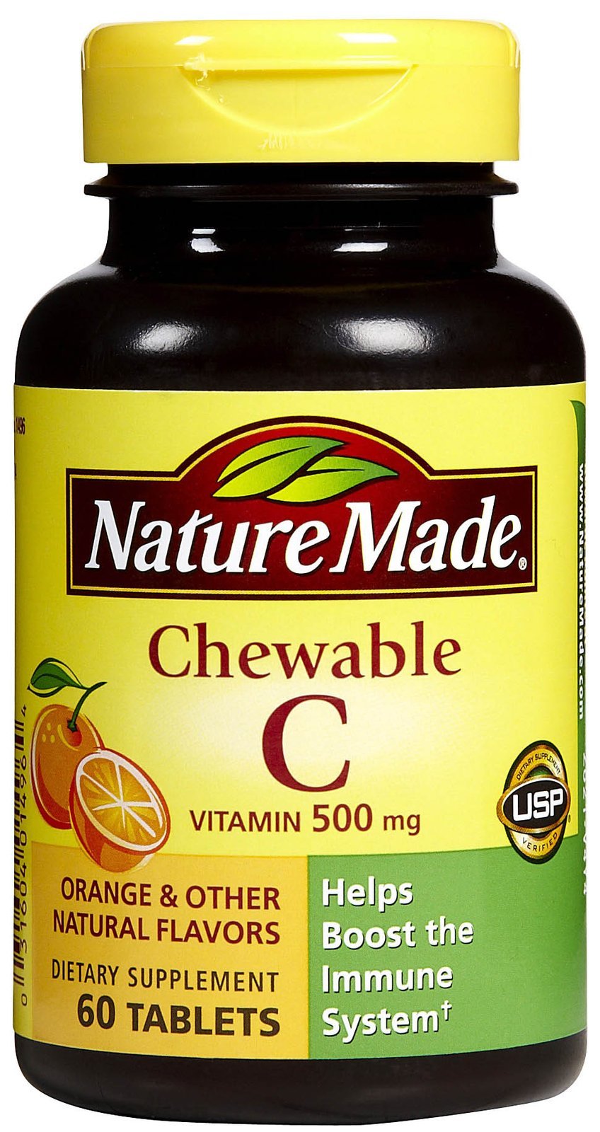 Nature Made Vitamin C 500 mg Chewable Tablets Pack of 4