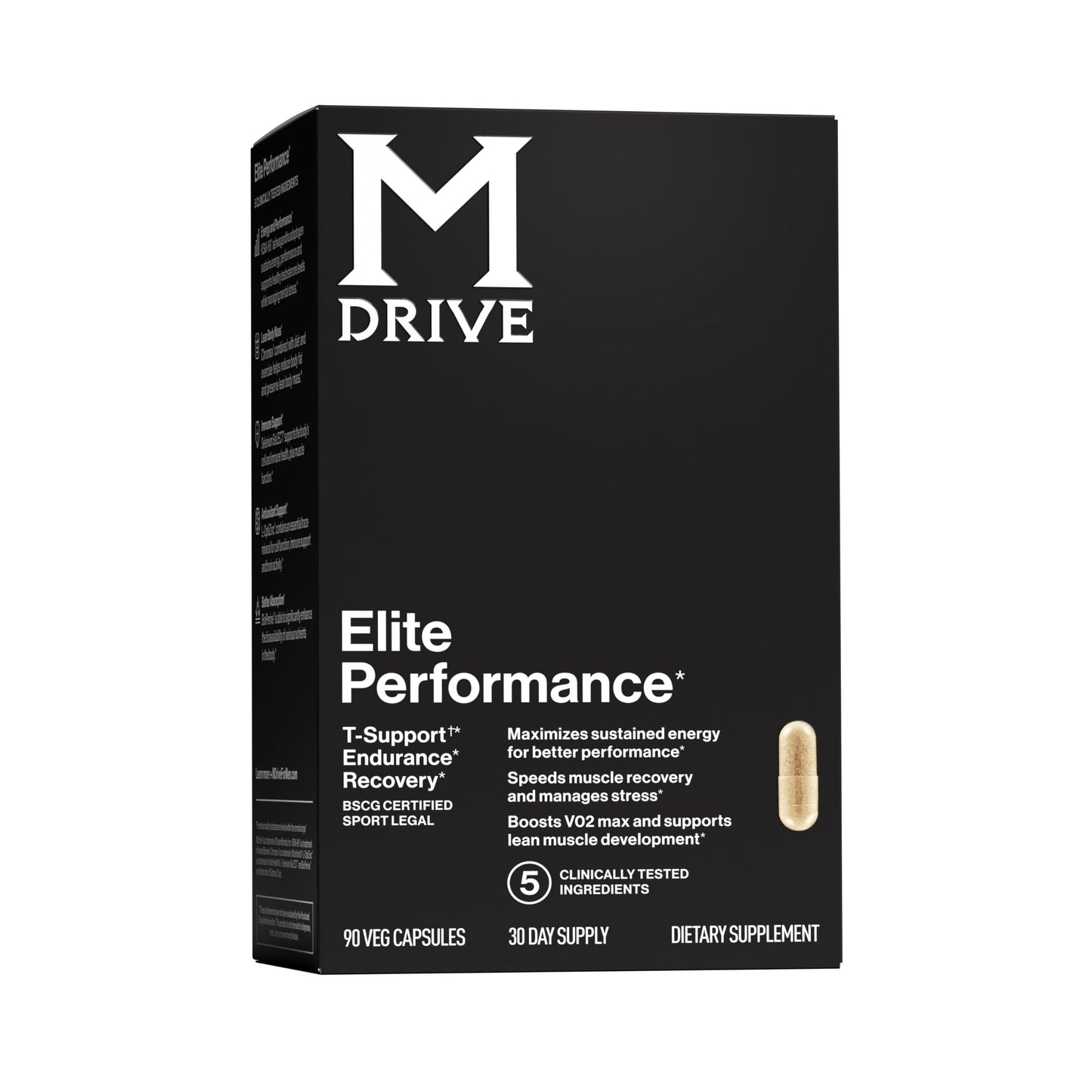 Mdrive Elite Testosterone Booster for Men Capsules 90 Count