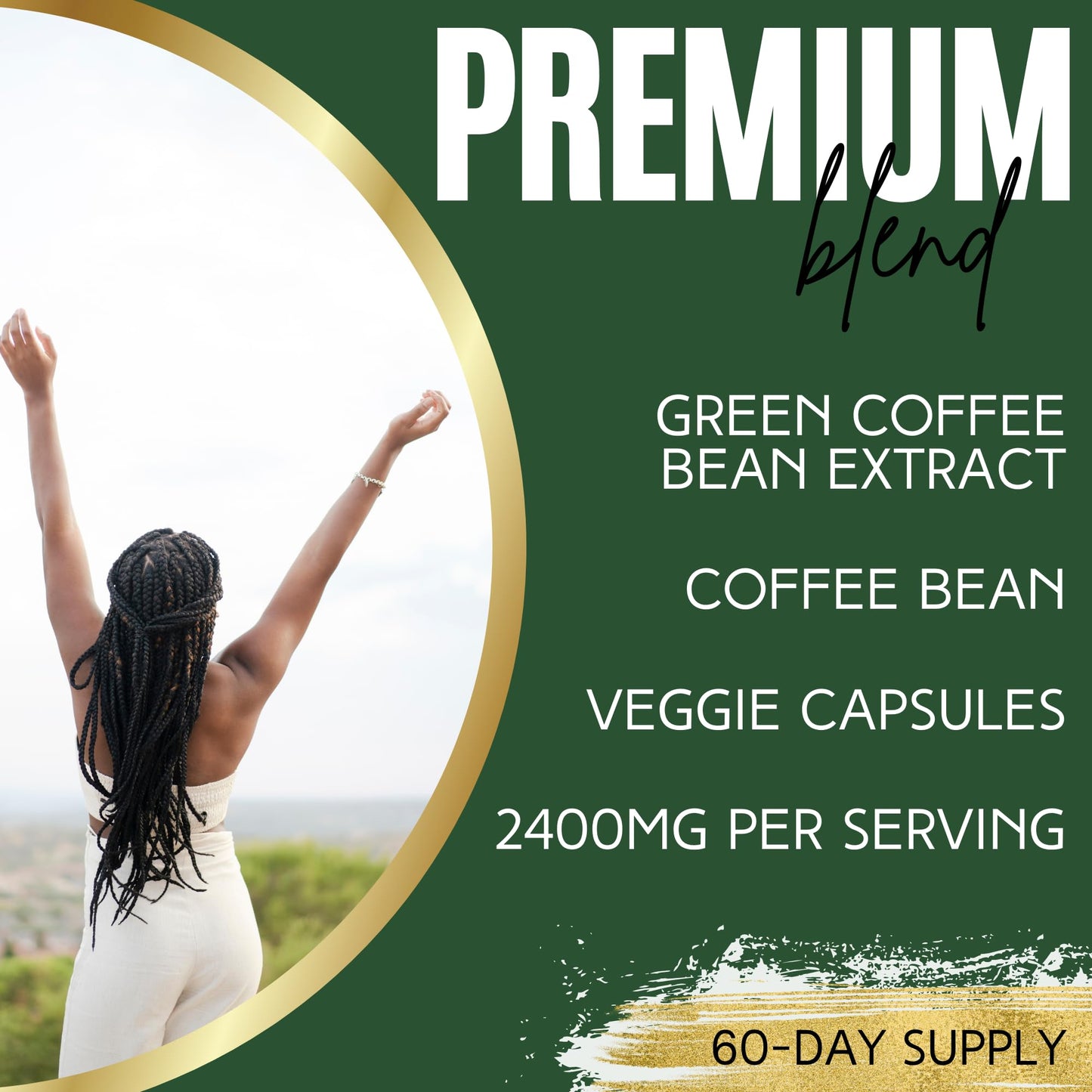 Lumen Naturals Green Coffee Blend for Women Capsules 180 Count