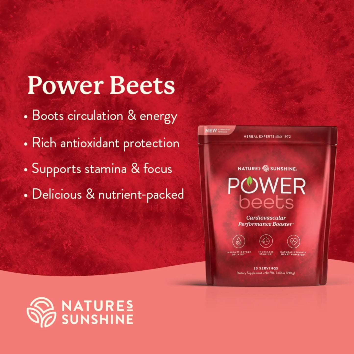 Nature's Sunshine Power Beets Powder 5.93 Ounce