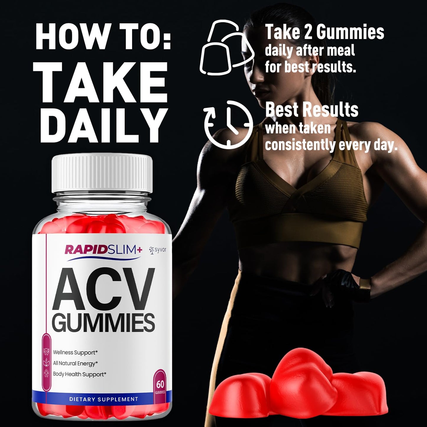 Syvor Rapidslim ACV 120 Gummies