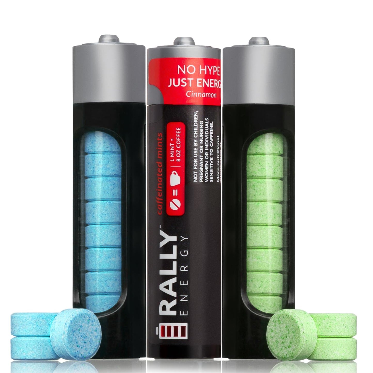 Rally Energy Caffeine Mints 30 Tablets