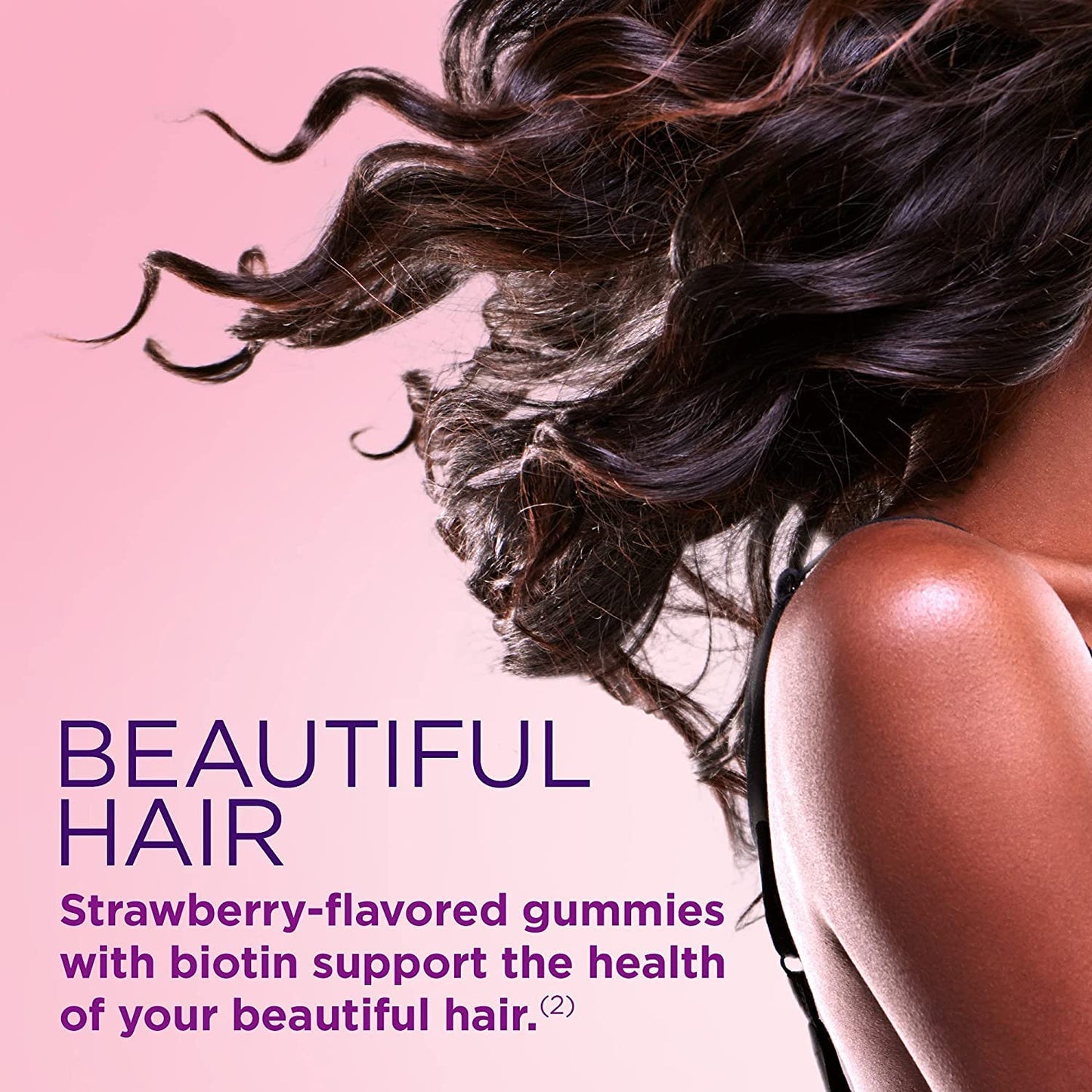 Nature's Bounty Vitamin Biotin Optimal Solutions Hair, Skin and Nails Gummies 80 Count